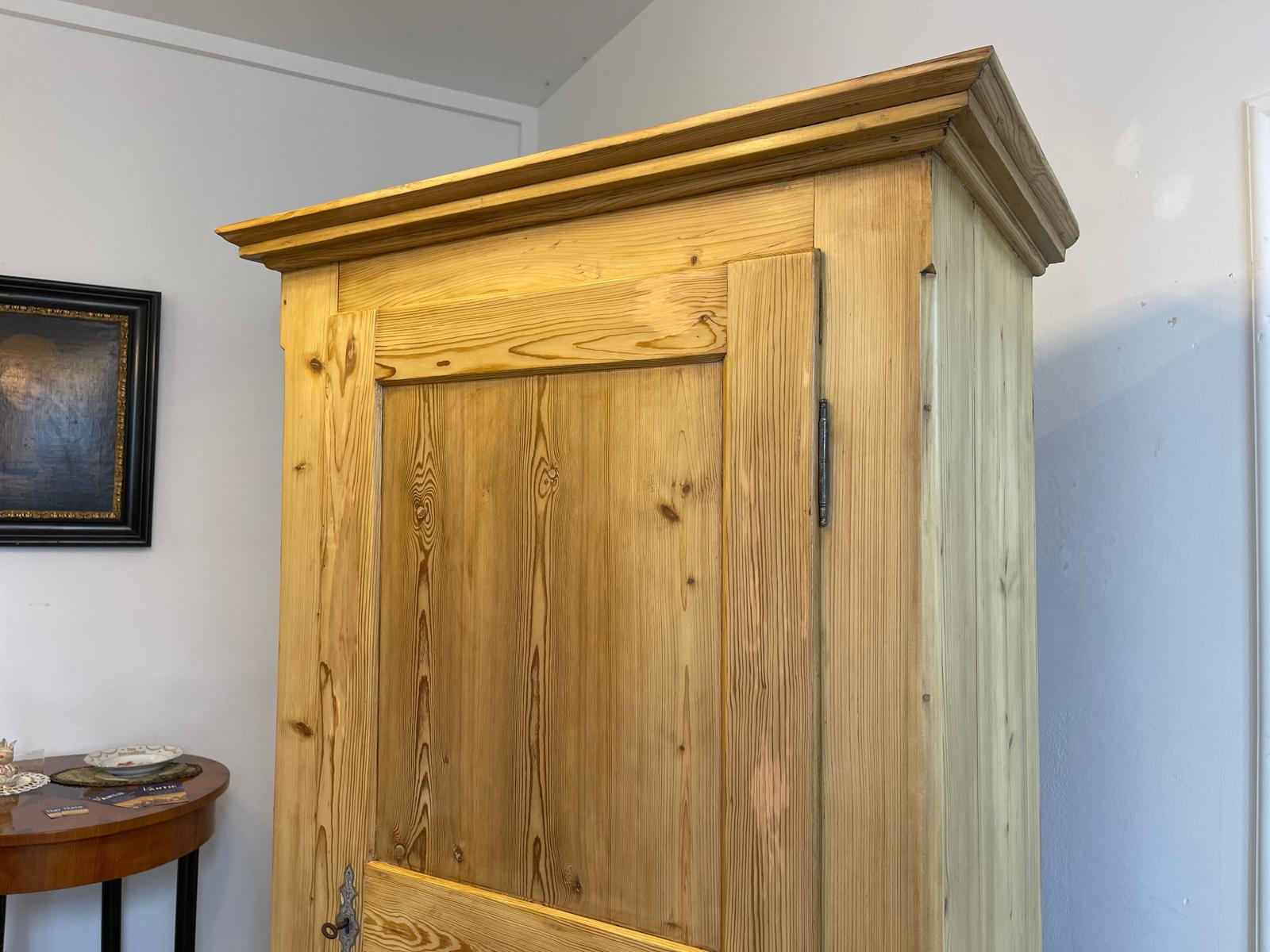 Biedermeier Bauernschrank Naturholzschrank Bauernmöbel Bauernstube G1329