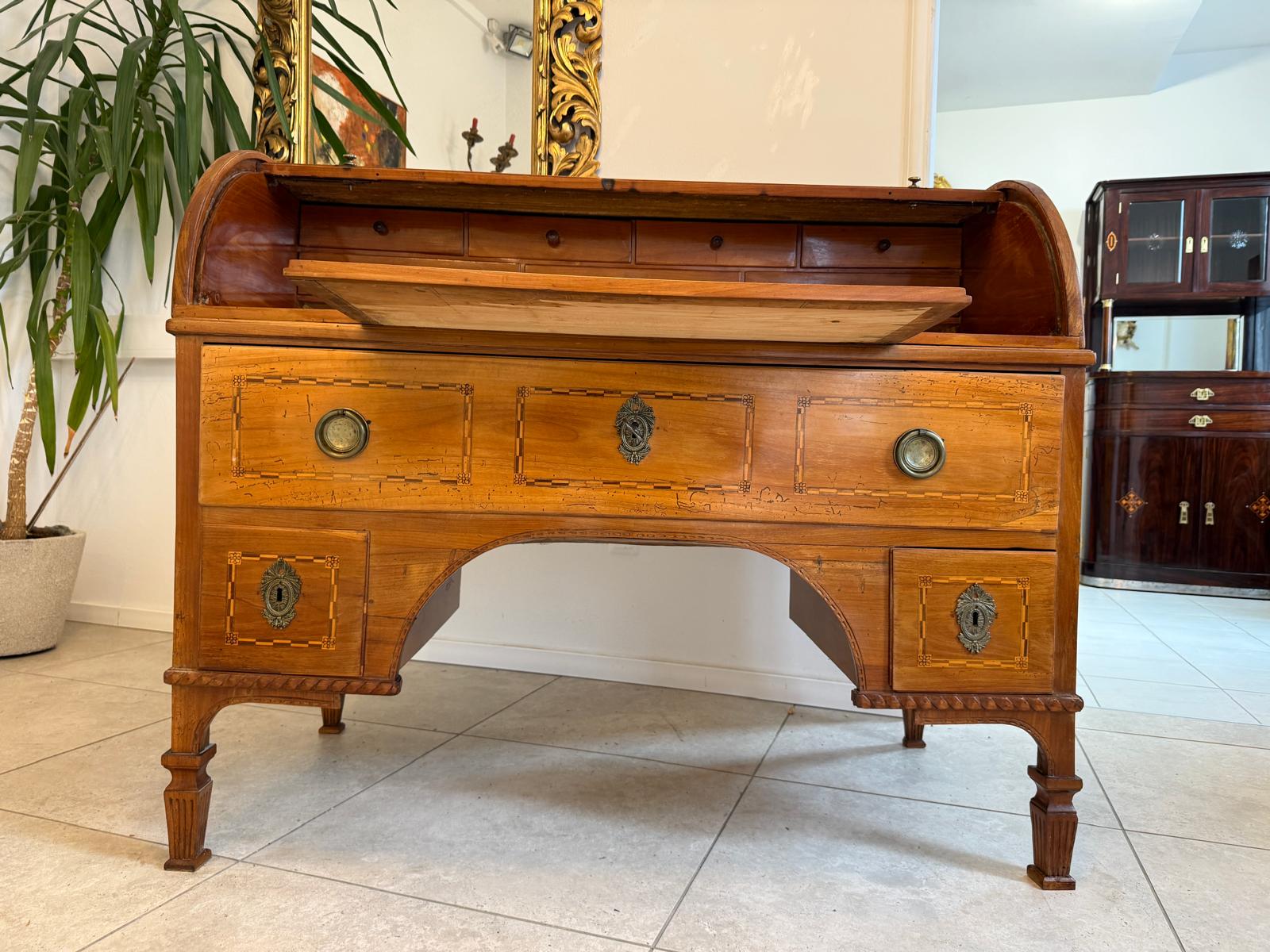 Sale Originaler Josefinischer Sekretär / Schreibtisch Klassizismus Antiquität D1050-1