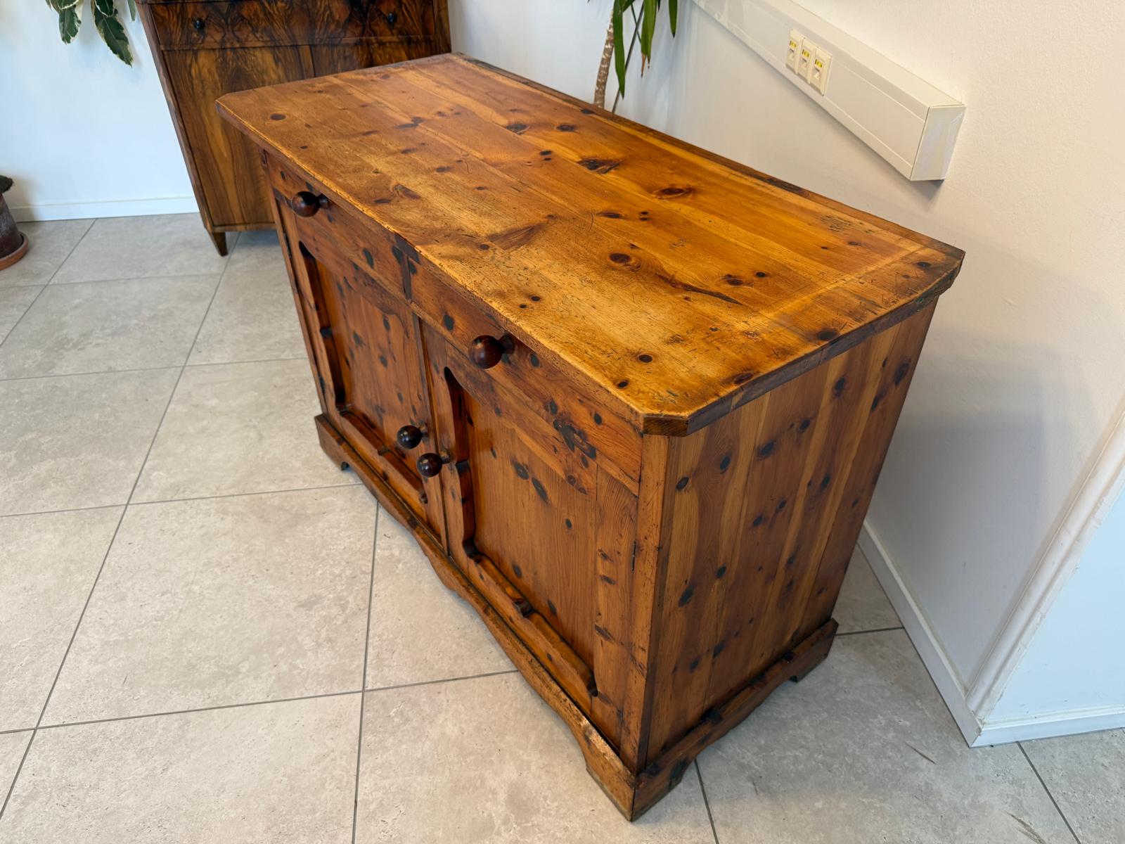 Zirbenholz Anrichte Sideboard Schrank Kasterl Antik G1865-1