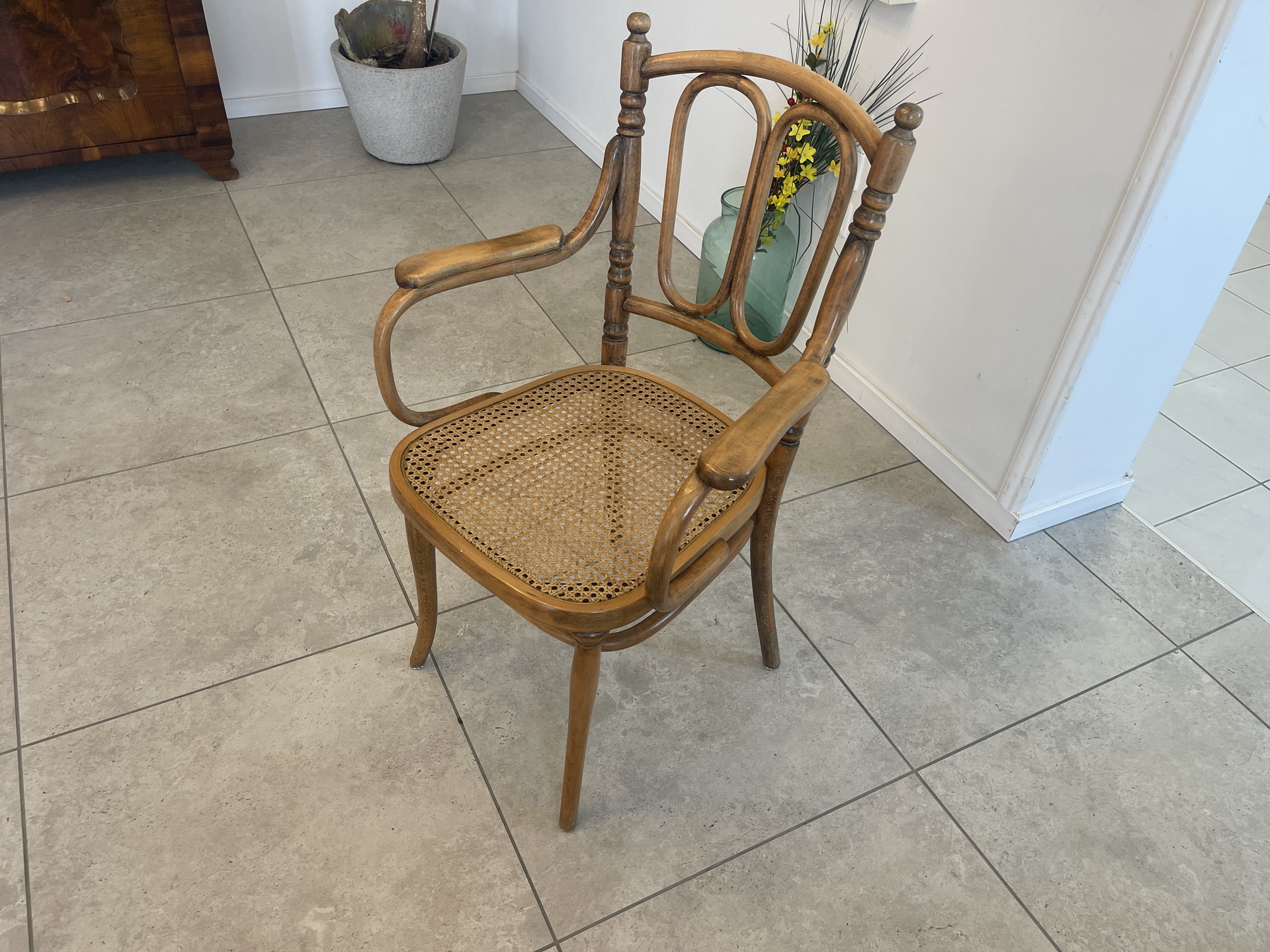 IMG_1236CJ5BsbyGdxty2 Traum Bugholzsessel Armlehnstuhl Sessel Thonet, Eleganter Bugholzstuhl, Vintage Design - A4526