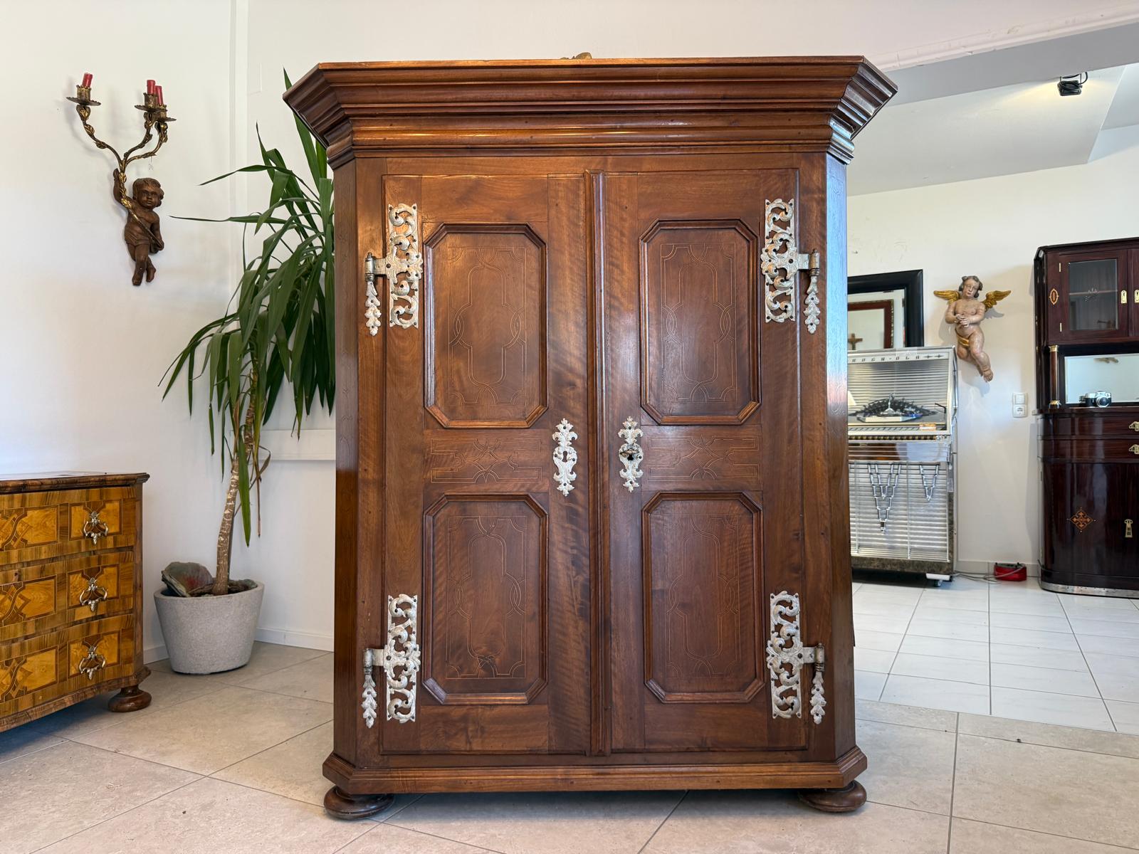 Barock Schrank Sale Originaler Bauernschrank Buchenholz D2640