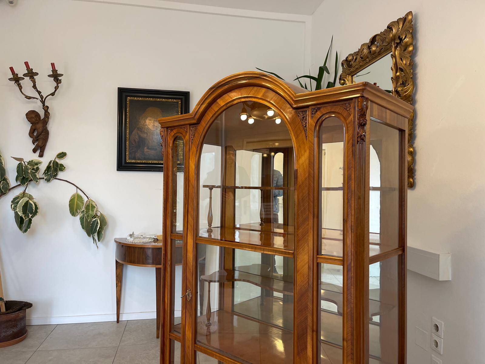 SALE Gründerzeit Vitrine Bücherschrank Sammlervitrine Antiquität G1187