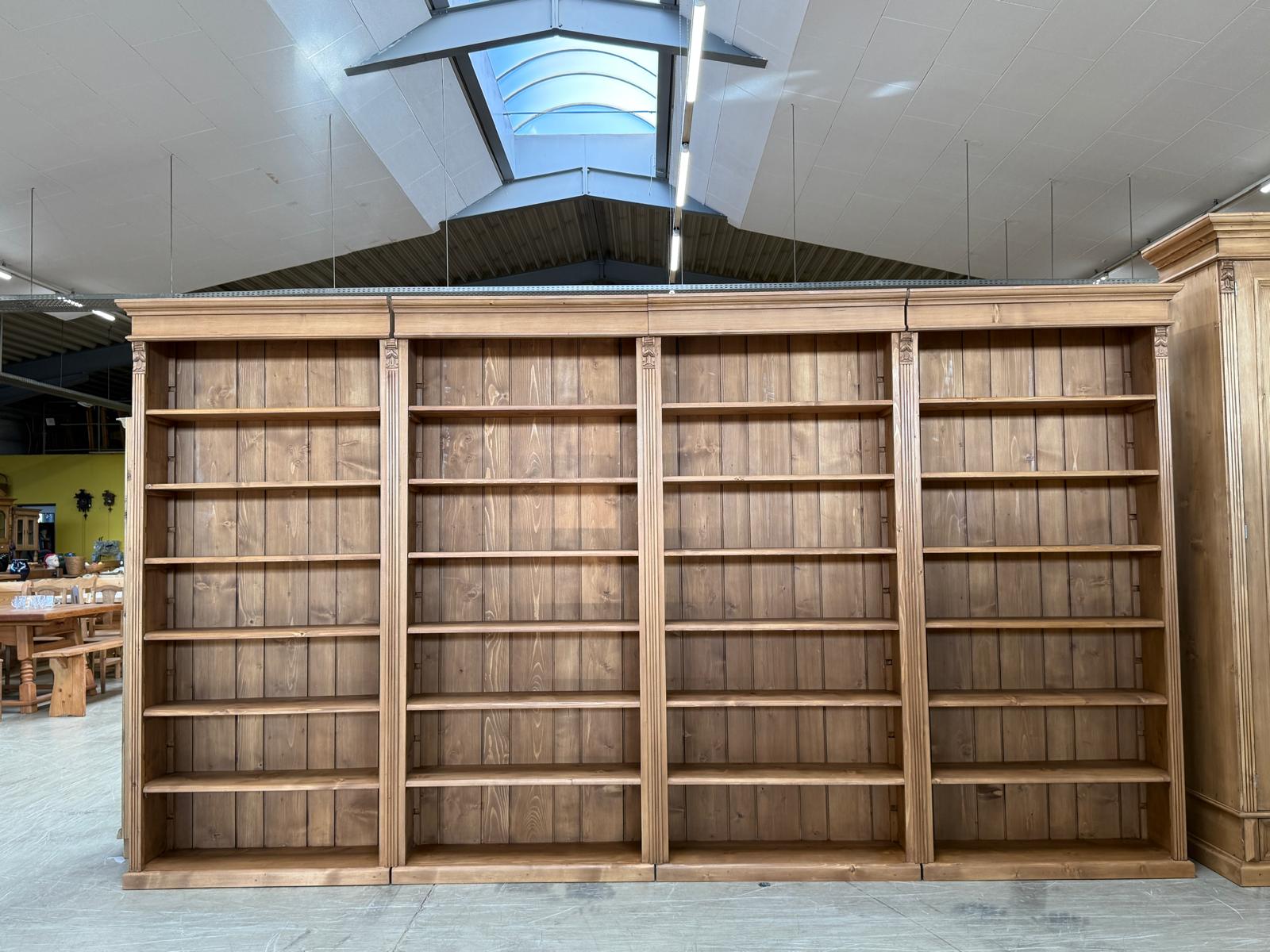 Grosses Bücherregal Stellage Bücherschrank Bauernkasten Bücherwand G2407