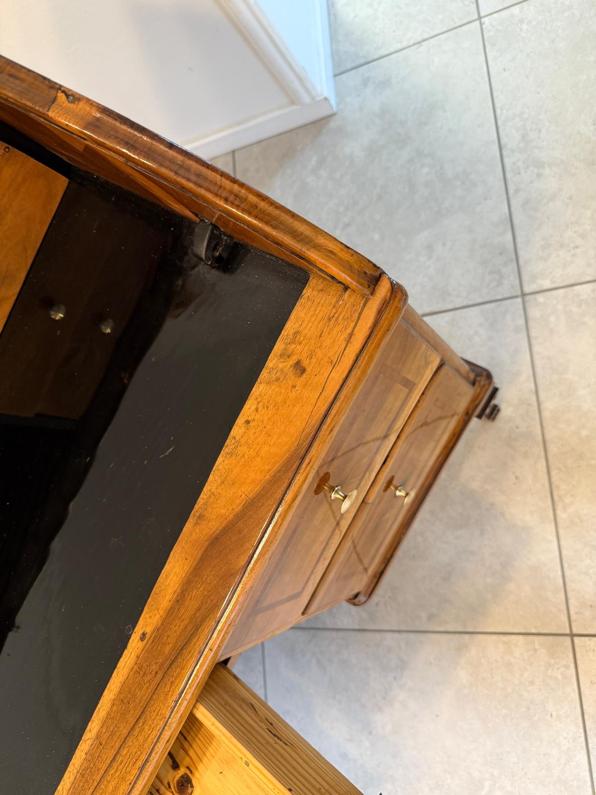 Sale Restauriert Barock Rolladen Sekretär um 1780 Antiquität G2049