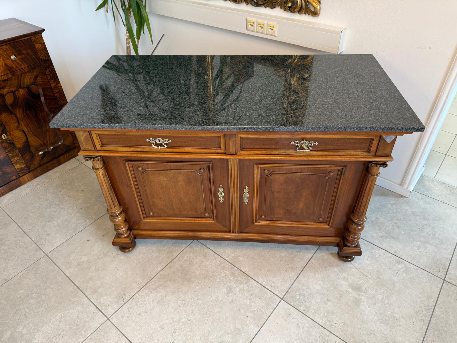 Sale Restaurierte Säulenanrichte Gründerzeit Anrichte Schrank Antiquität D2369-1