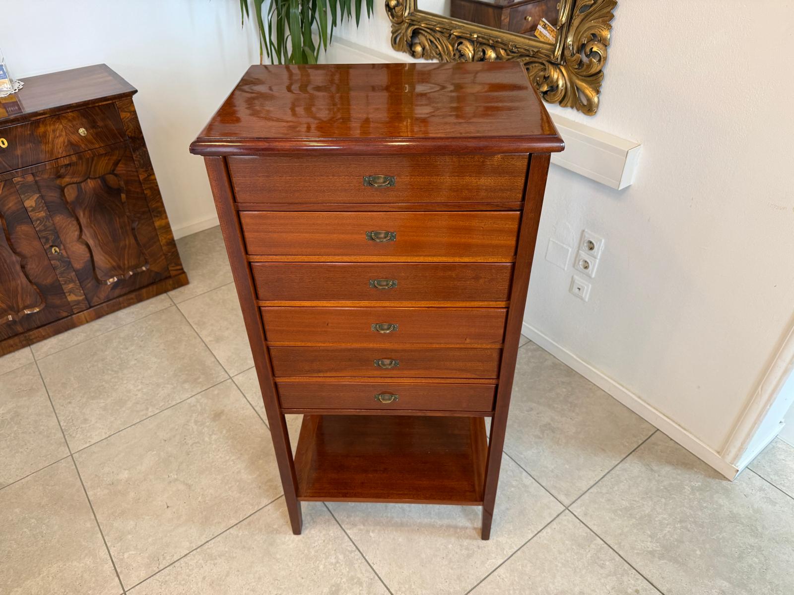 Jugendstil Aktenschrank Büroschrank restauriert Eichenholz D2476