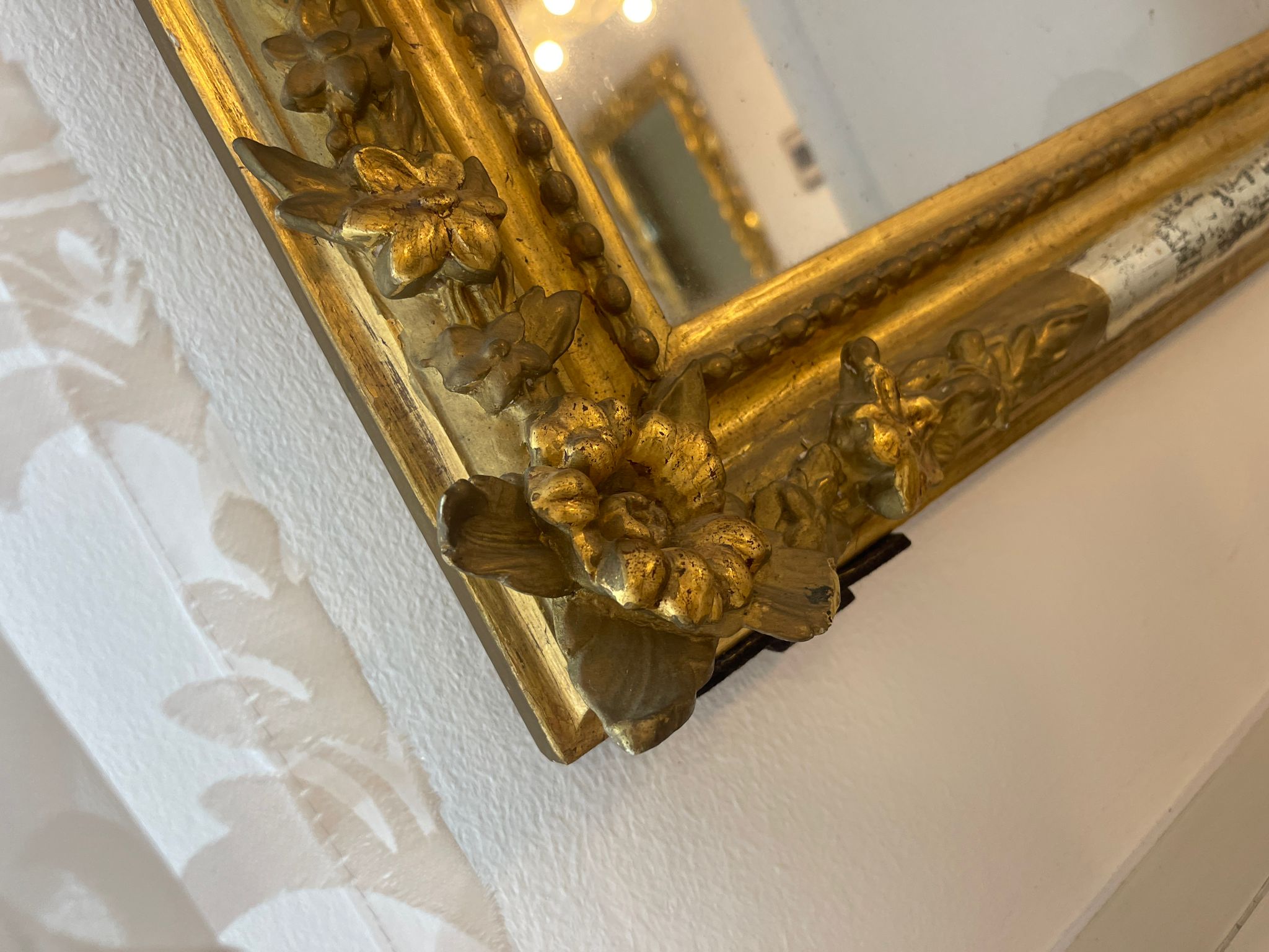 7f800c0b-b79c-4764-84bc-c9eaf0aa39f6 Goldener Florentiner Rahmen Spiegel Original A4561