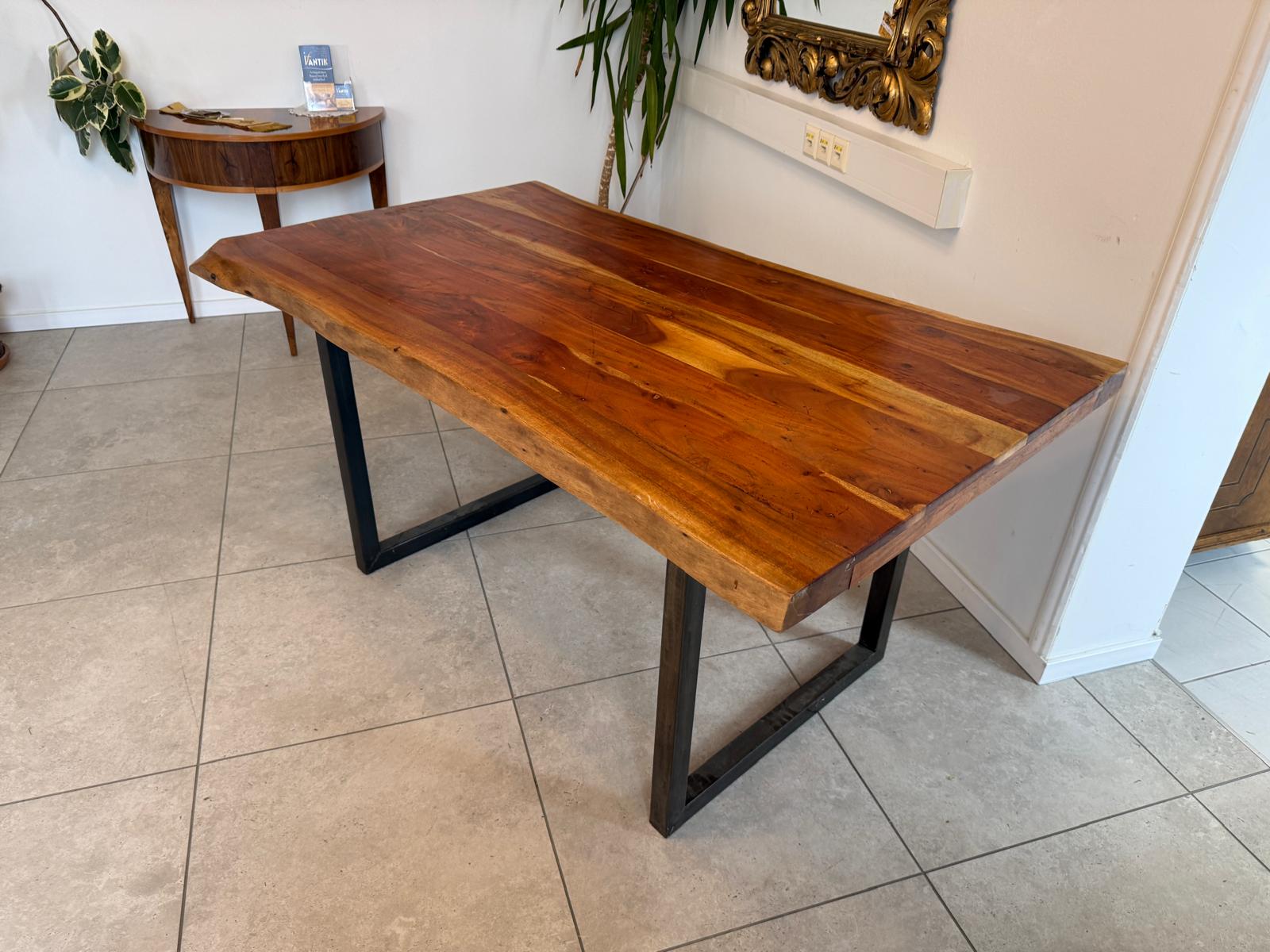 Massiver Esszimmertisch Hartholztisch Fichte Esstisch Modern D1033