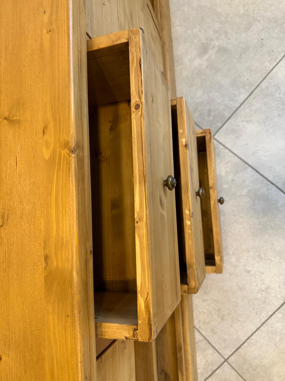 Altholz Ladenkommode Ladenschrank Apothekerschrank Weichholz Antik G2317