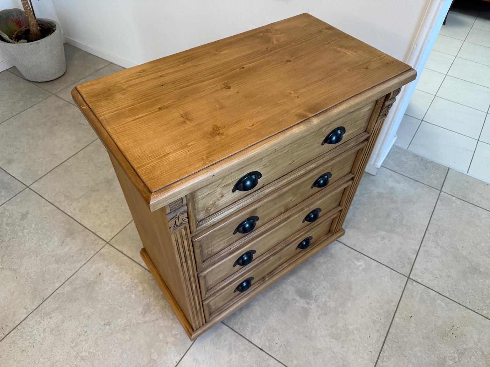 Massive Ladenkommode Ladenschrank Apothekerschrank Bauernmöbel G1782