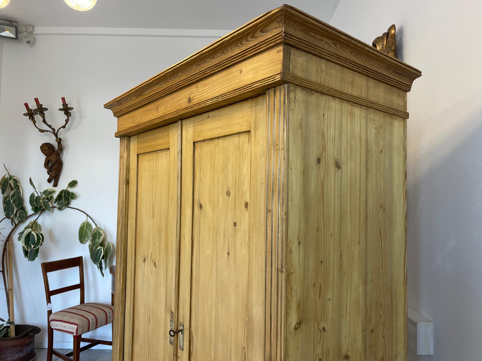 Sale Originaler Bauernschrank Naturholzschrank Jugendstilschrank G1088