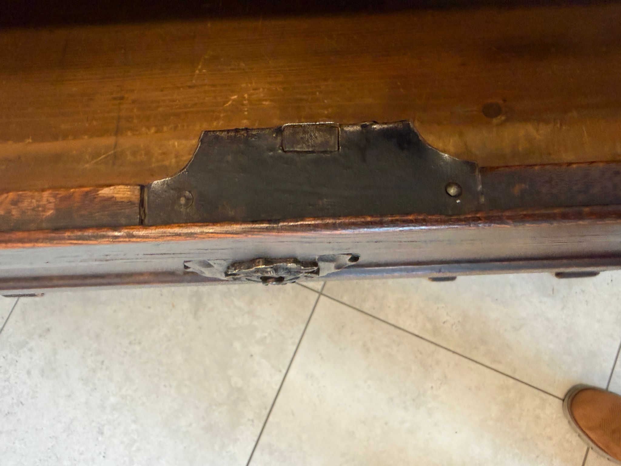 Barock Eichensekretär Aufsatzschrank Schreibsekretär Anqituität  D2377