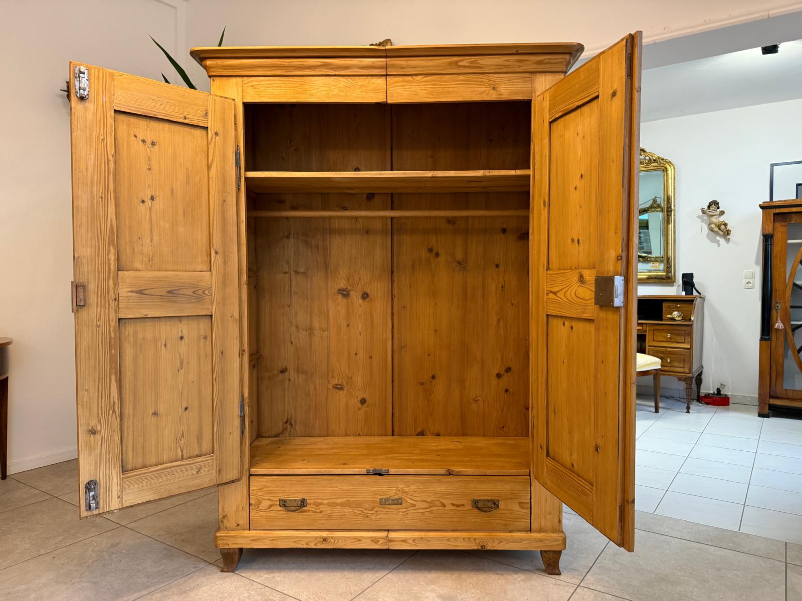 Originaler Bauernschrank Biedermeierschrank Hallenschrank Bauernkasten G2262