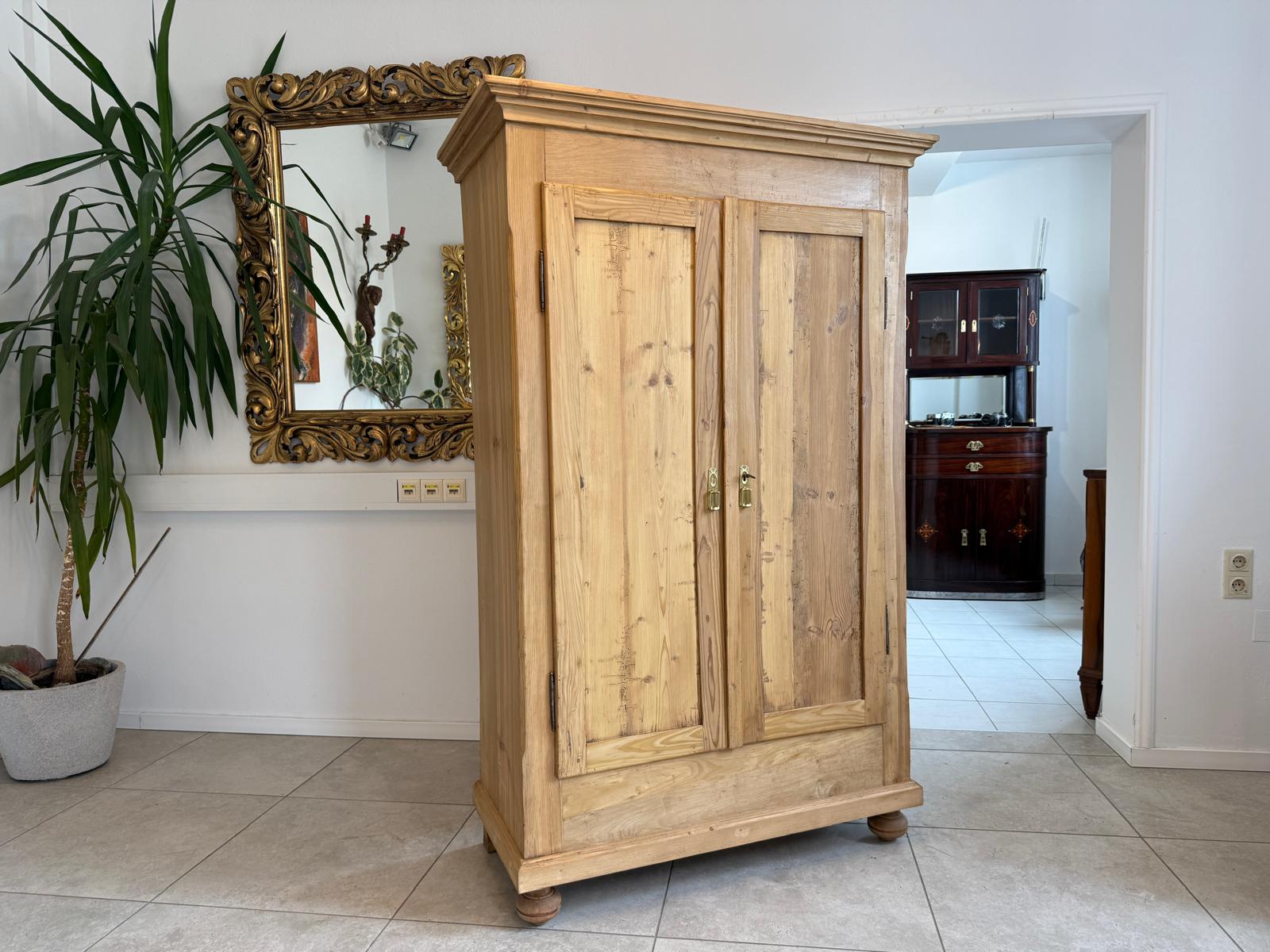 Bauernschrank Steirisch Biedermeier Naturholzschrank D2270