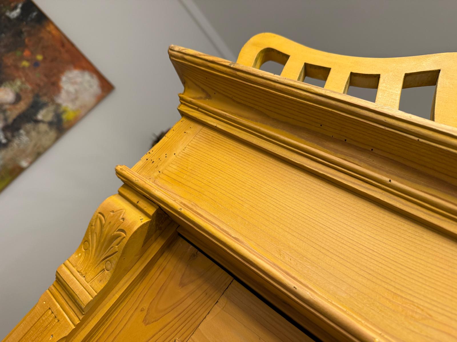 Gründerzeit Bauernschrank Bauernkasten Garderobenschrank Weichholz G2400