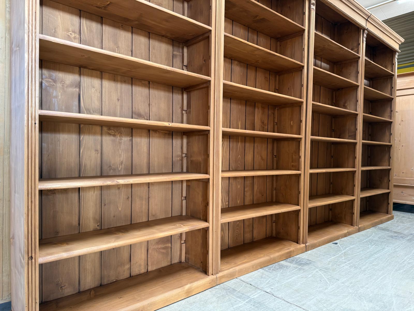 Grosses Bücherregal Stellage Bücherschrank Bauernkasten Bücherwand G2407