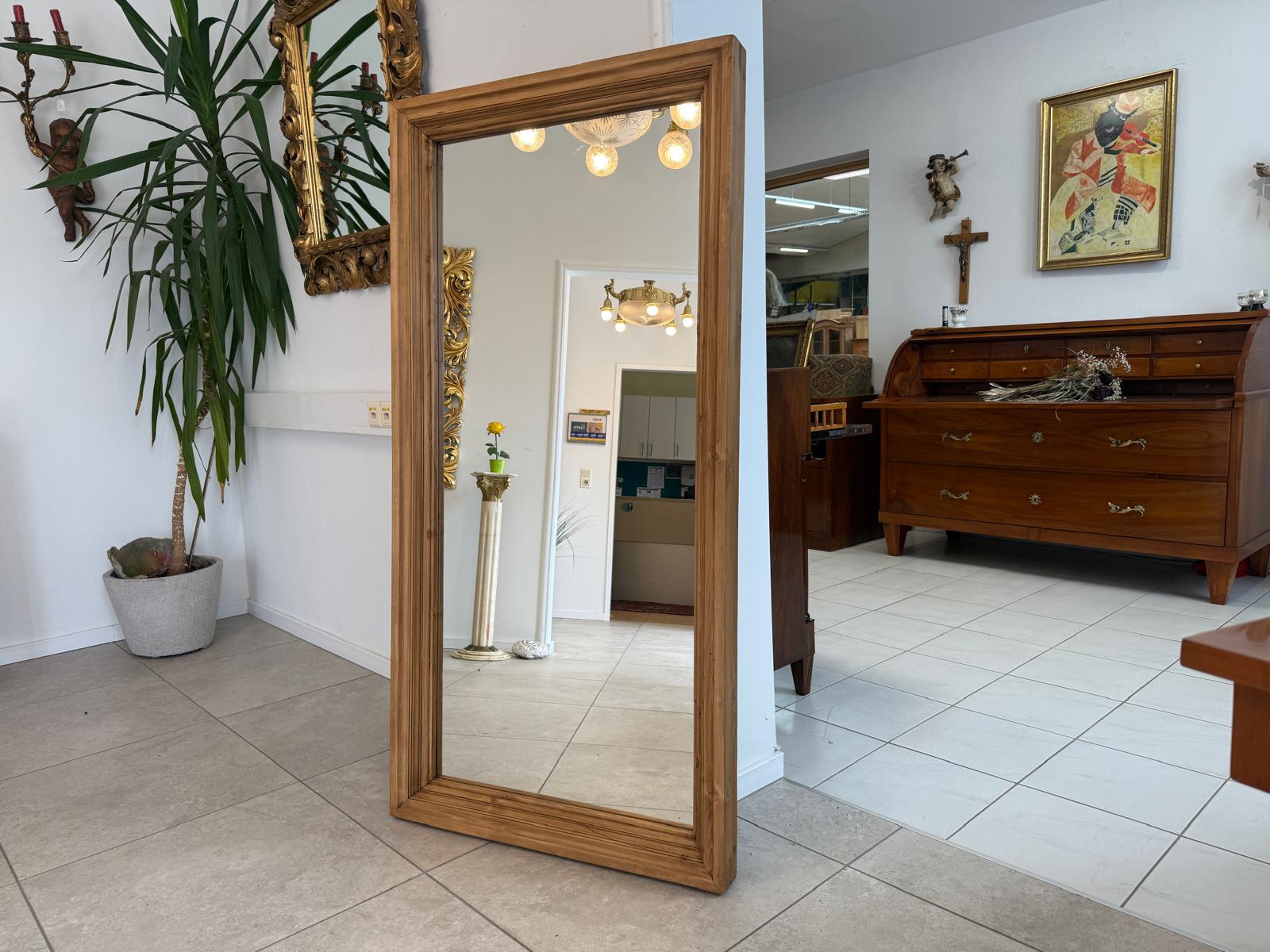 Bäuerlicher Naturholzspiegel Spiegel Holzspiegel Wandspiegel G1986