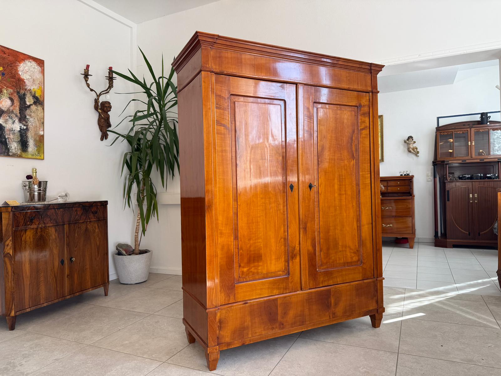 SALE Originaler Biedermeier Schrank Kleiderkasten Hallenschrank G1925