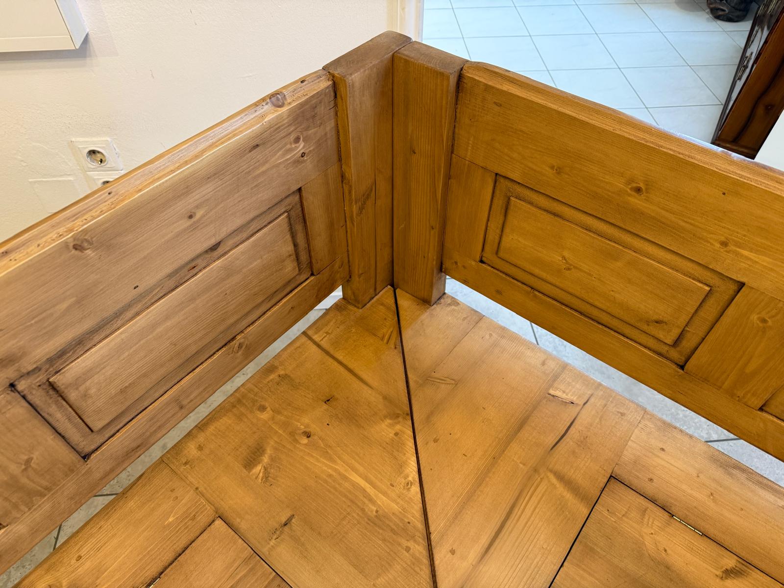 Eckbank Eckbankgruppe Bauernstube Naturholz Sitzgruppe D1134