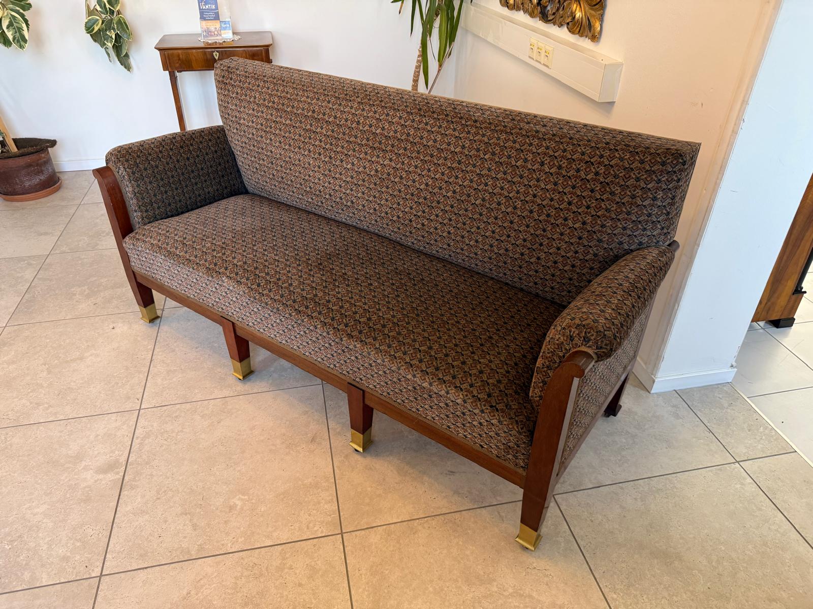 (SALE) Jugendstil  Sofa Original Diwan Couch Couch D1231