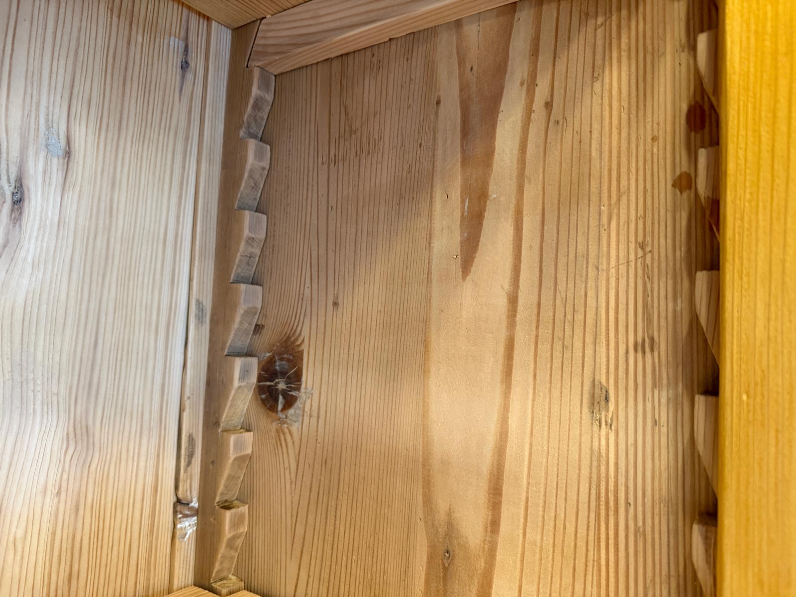 Biedermeier Vitrine Bücherschrank Restauriert Nussbaum Antiquität SALE D2293