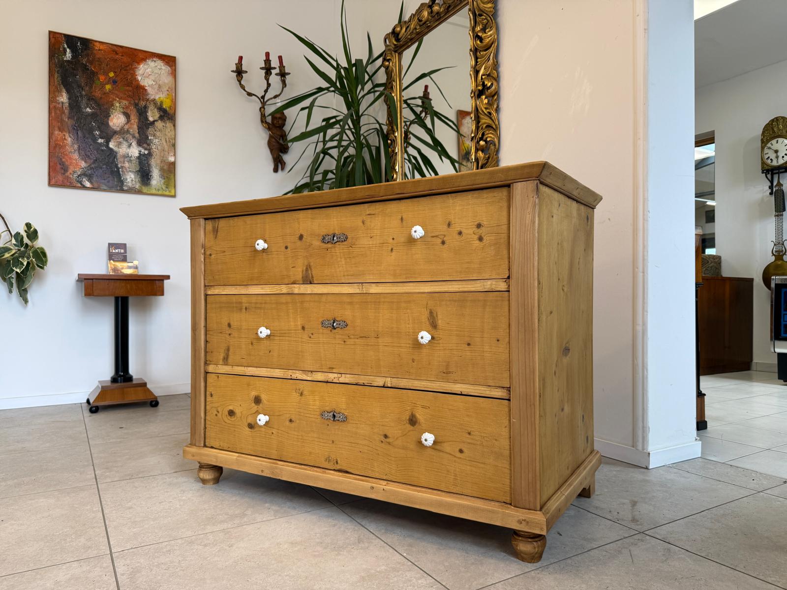 Restaurierte Biedermeier Kommode 3 Ladenkommode Antik ifantik D2284