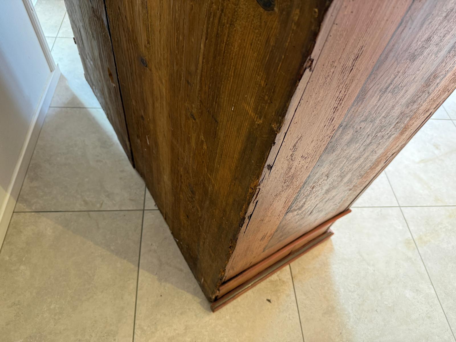 Handbemalter Barockschrank Bauernschrank Bauernkasten Kitzbühel 1784 D1204