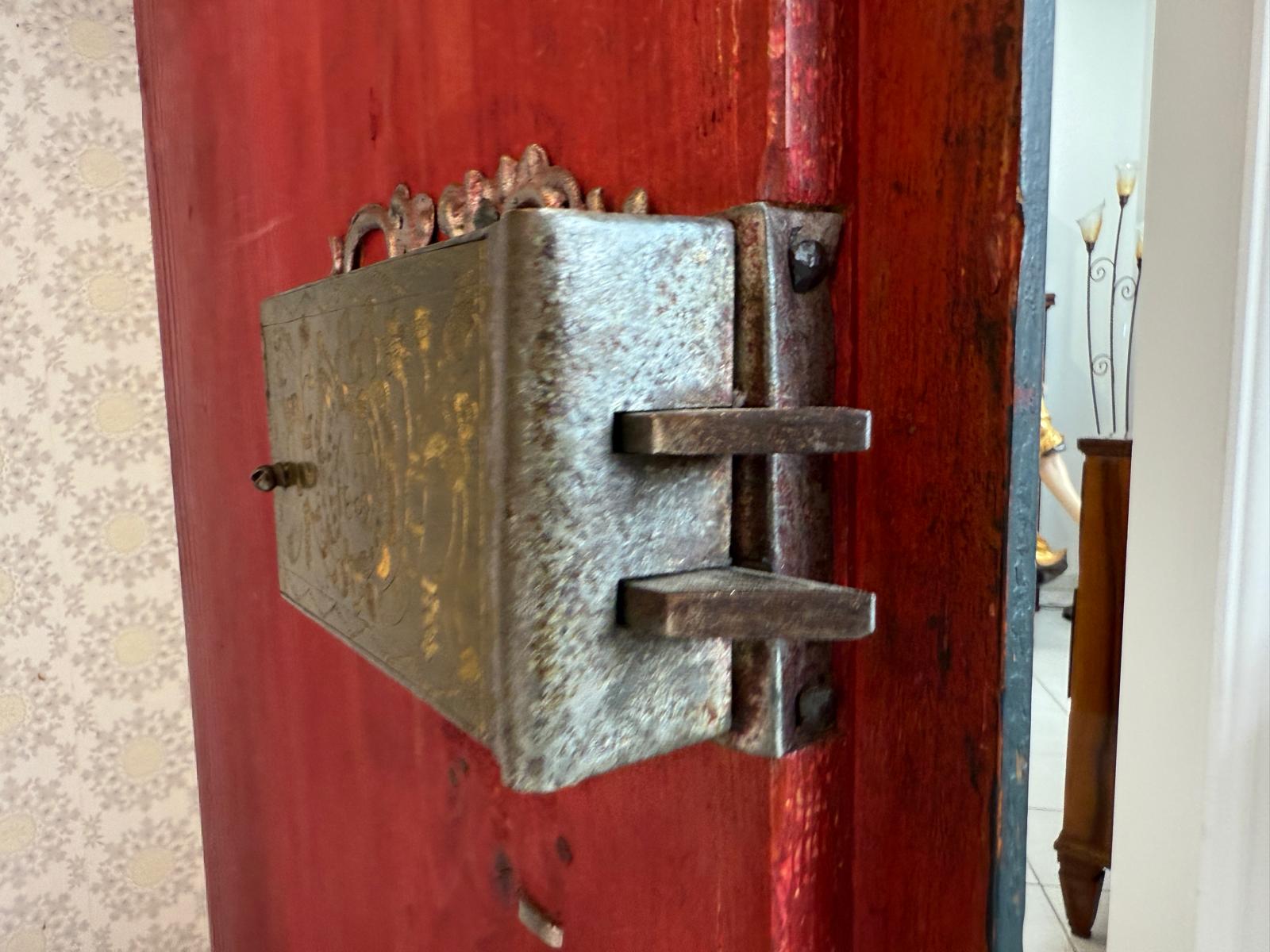 Handbemalter Barockschrank Bauernschrank Bauernkasten G1869