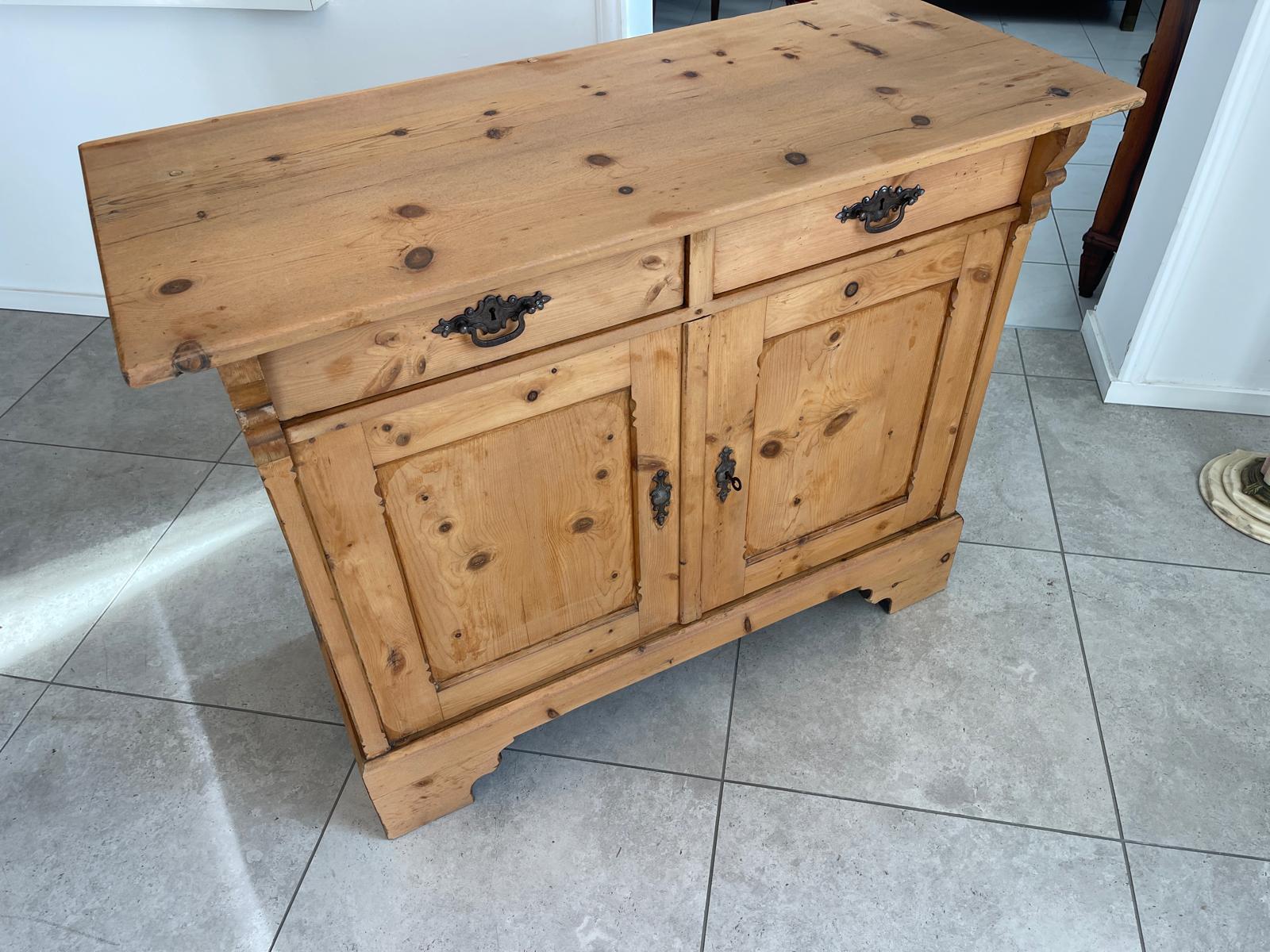 Zirbenholz Anrichte Sideboard Schrank Bauernmöbel G1308