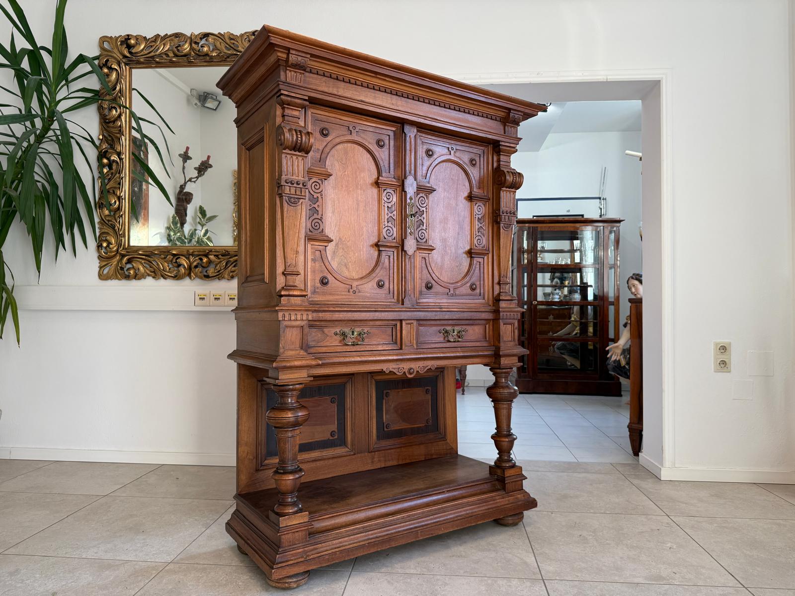 Sale Säulenanrichte Stollenschrank Gründerzeit Anrichte Antiquität G2188