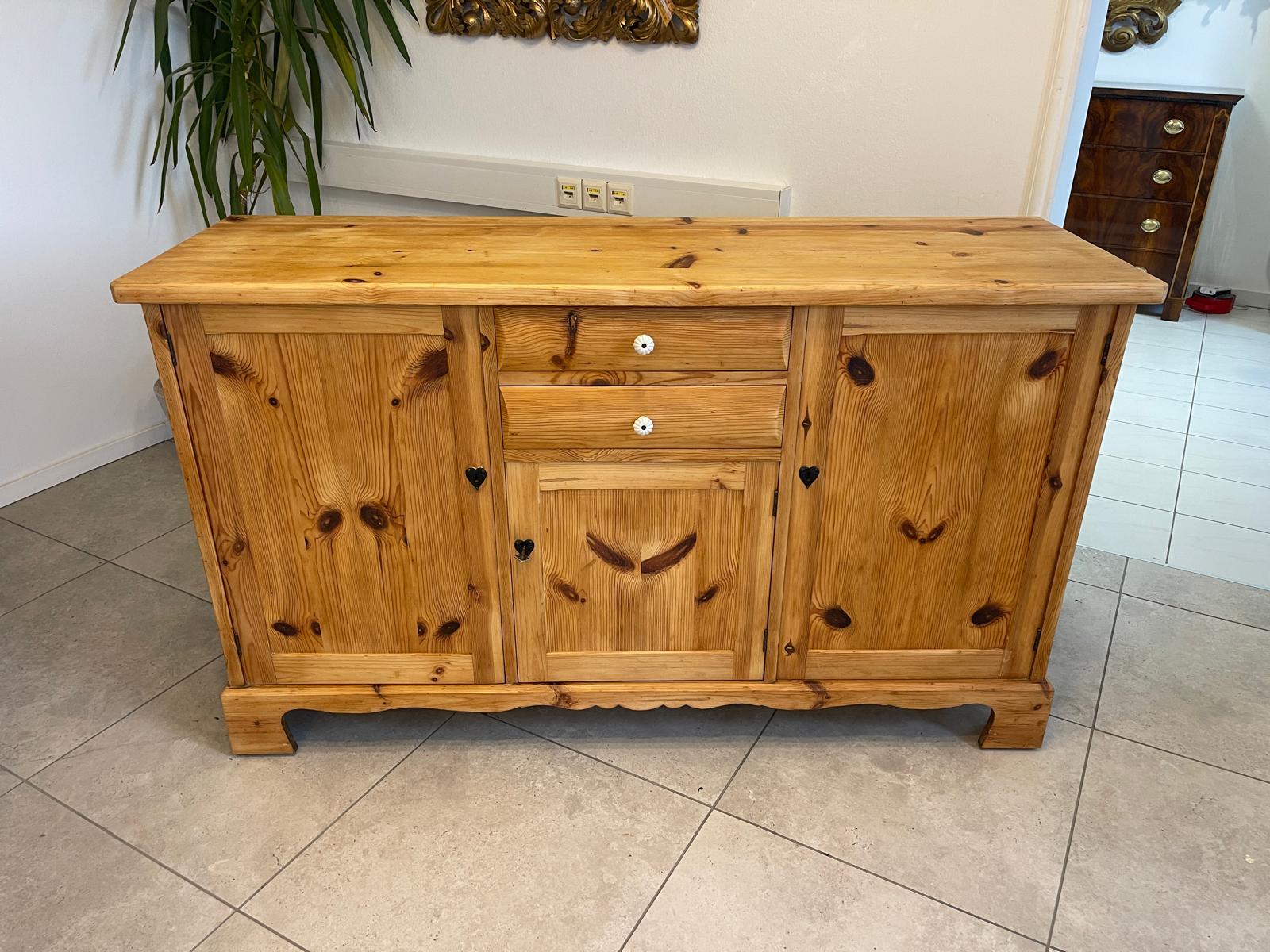 Zirbenholz Anrichte Sideboard Schrank Bauernmöbel A5167