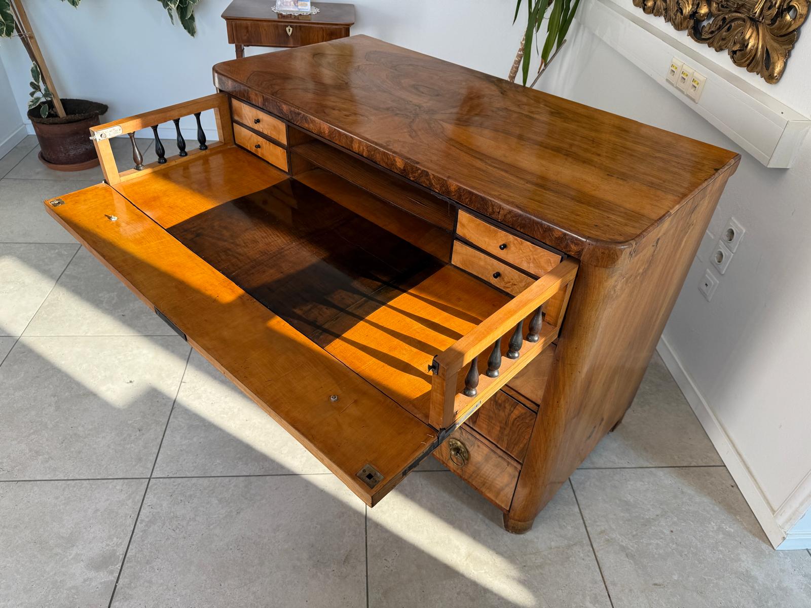 Antike Biedermeier Schreibkommode Ladenkommode Antiquität D1227