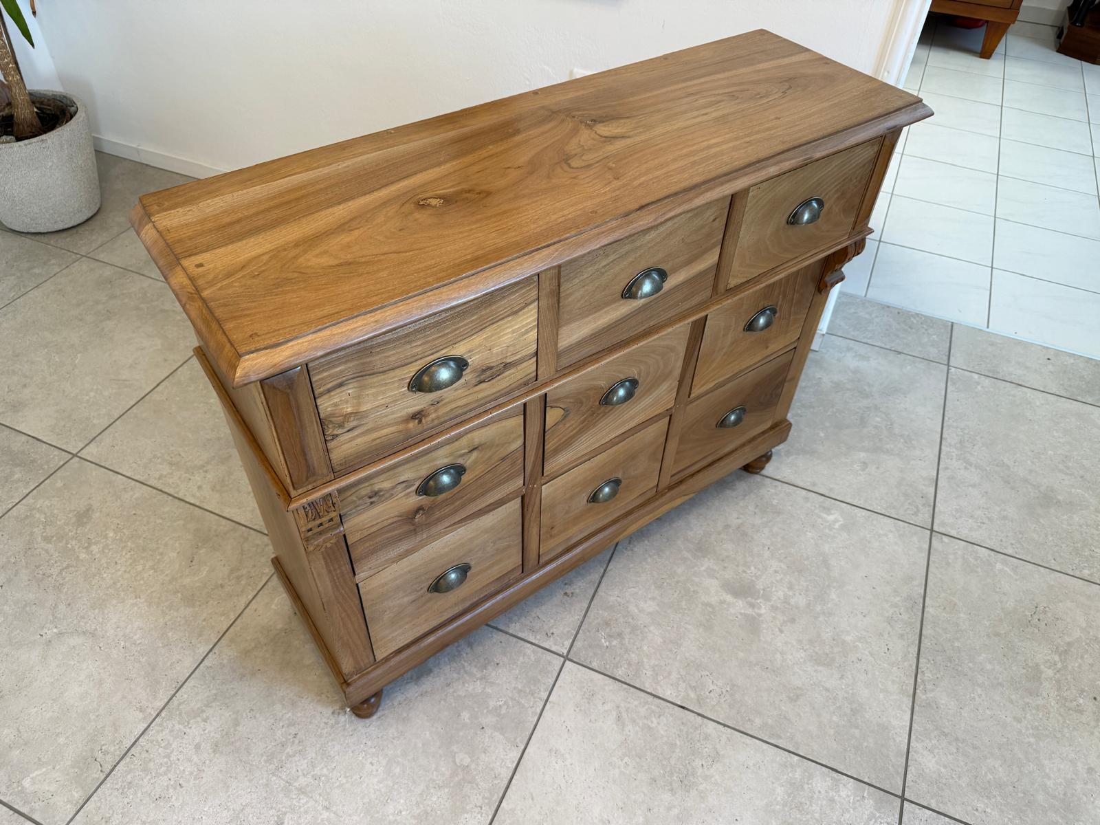 Bäuerliche Ladenkommode Apothekenschrank Anrichte G1787