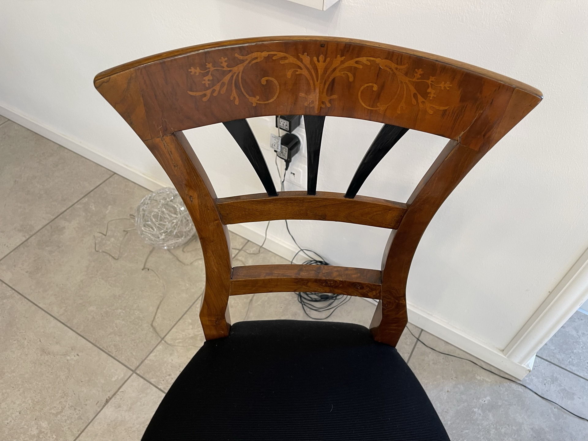 Biedermeier-Barock_139uJuiXLo99mNXV Restaurierter Biedermeier Sessel Antik Nussholz Vintage i2069