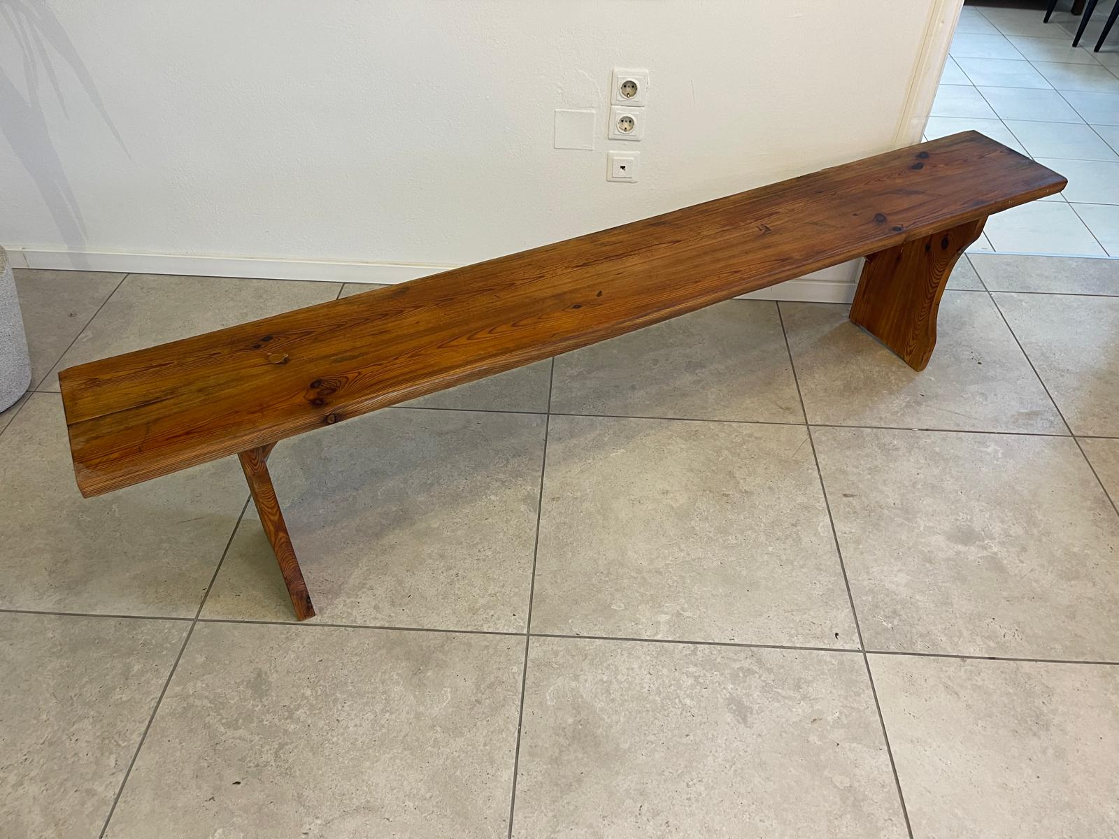 Altes Bankerl Sitzbank Bankerl Massivholz Bauernbank 198cm A5164