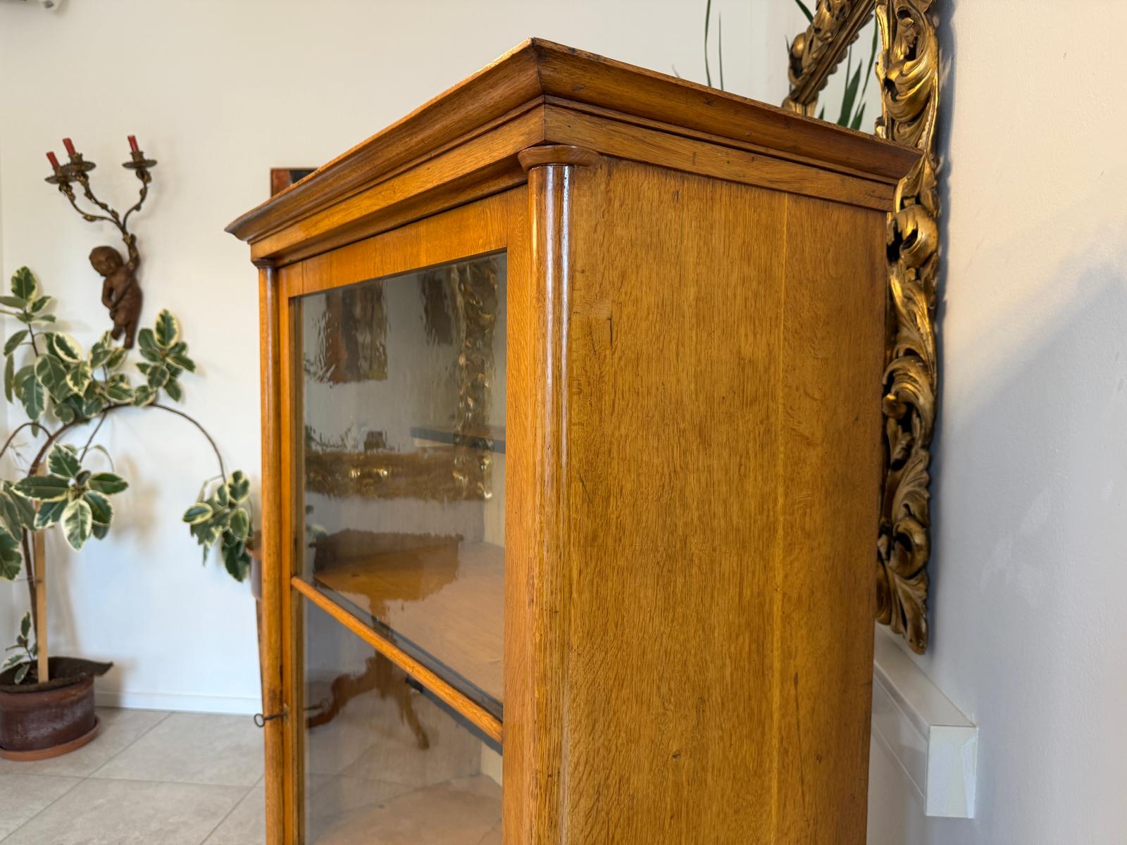 SALE Originale Biedermeier Vitrine Bücherschrank Sammlervitrine Antiquität G2262