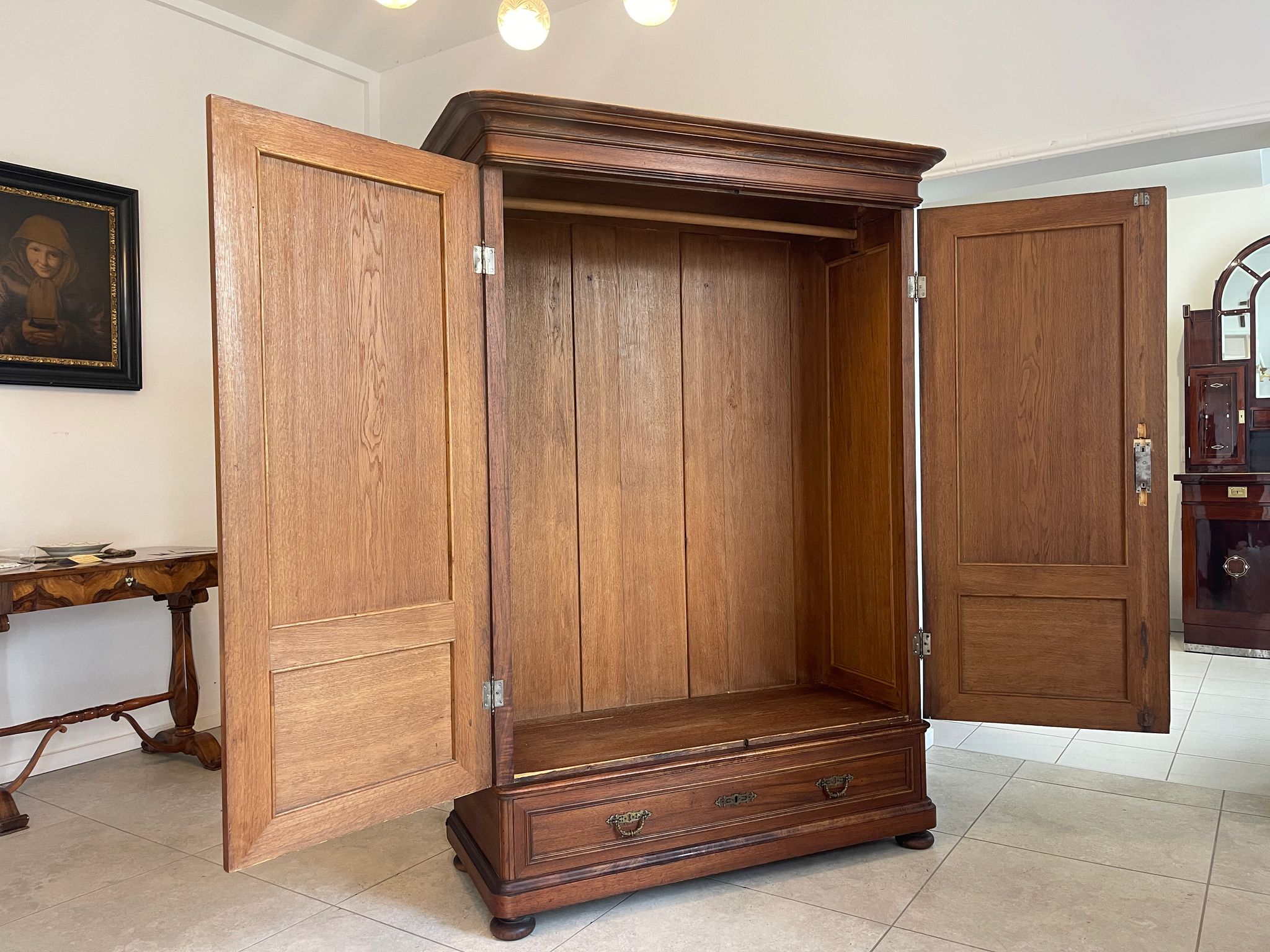 Prächtige Historismus Schrank Kleiderkasten Kasten G1518