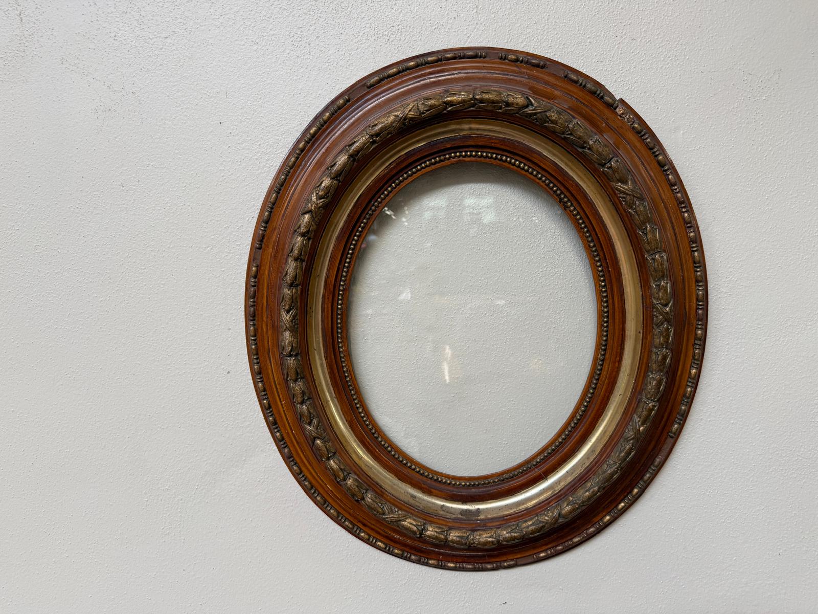 Ovaler Barock Rahmen Bilderrahmen D2582