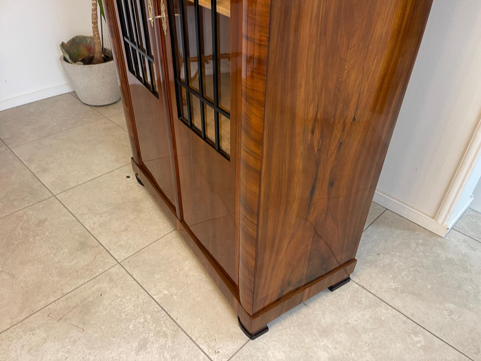 SALE Restaurierte Biedermeier Vitrine Bücherschrank Glasschrank ANTIQUITÄT G1510