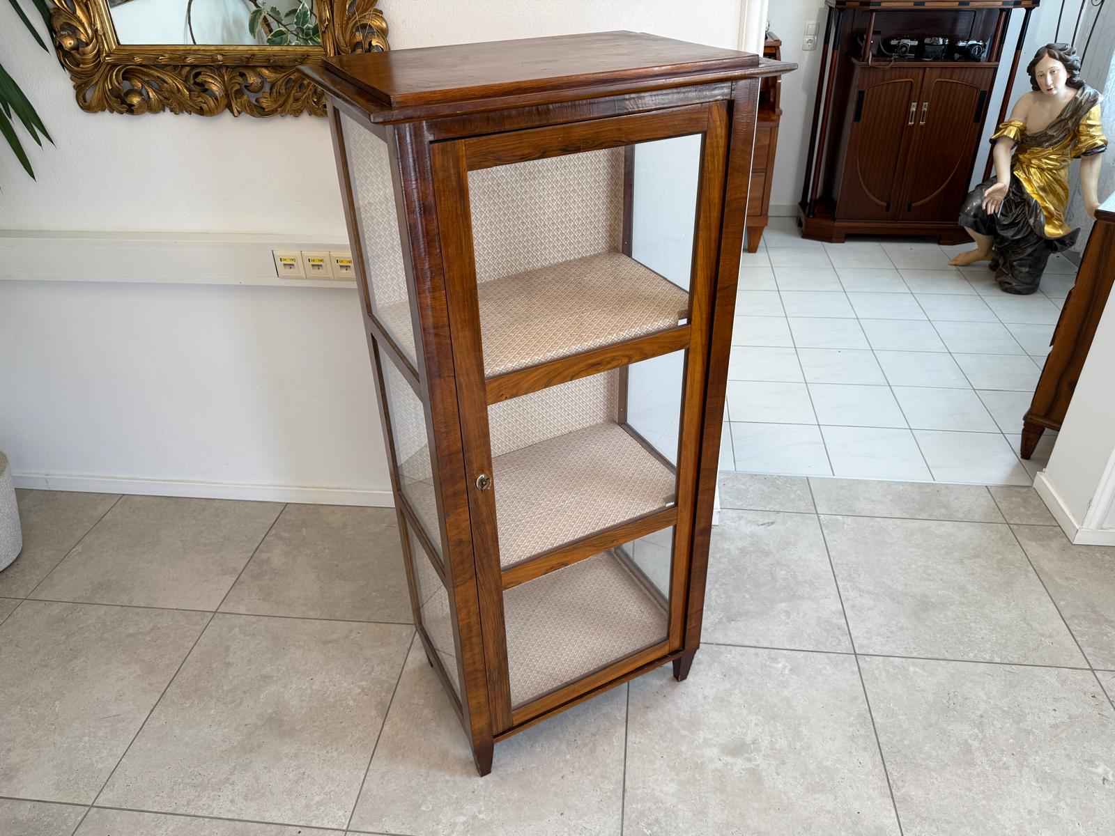 Stilvitrine Biedermeier Glasschrank Bücherschrank G1919