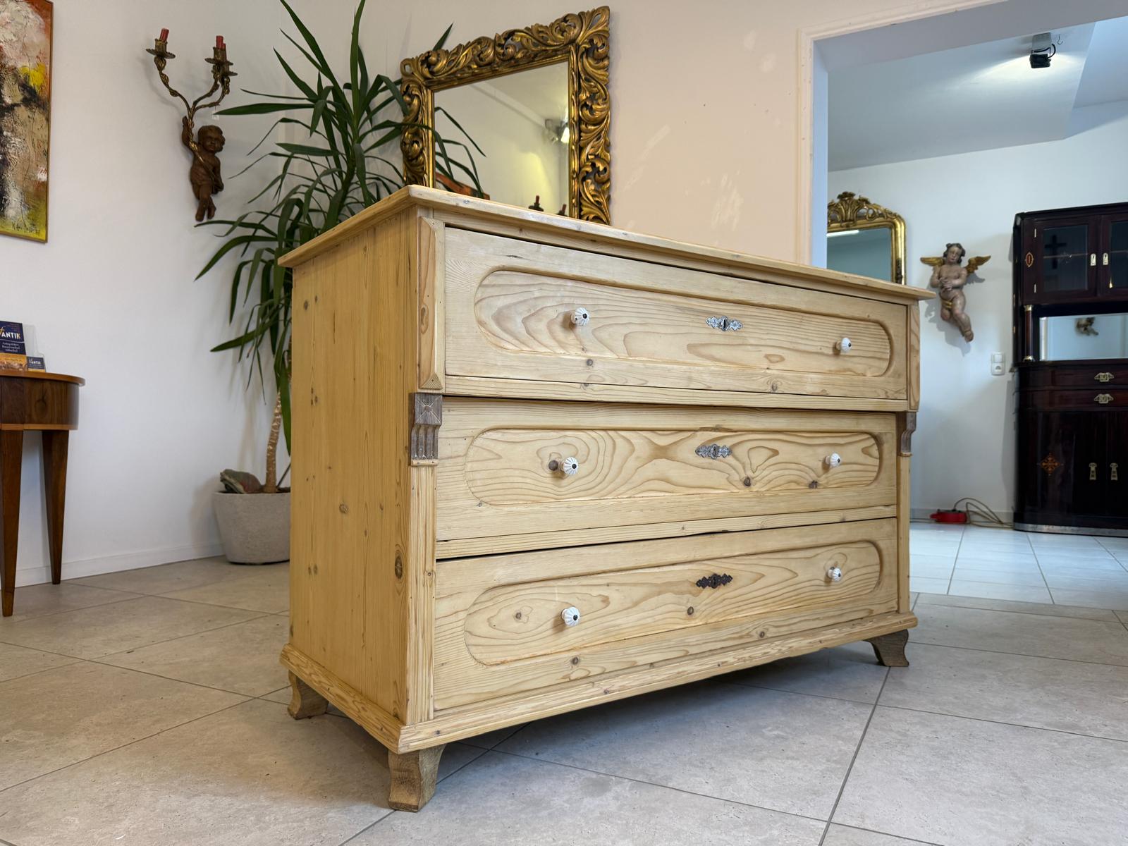SALE Restaurierte Biedermeier Kommode Ladenkommode Weichholz D1079