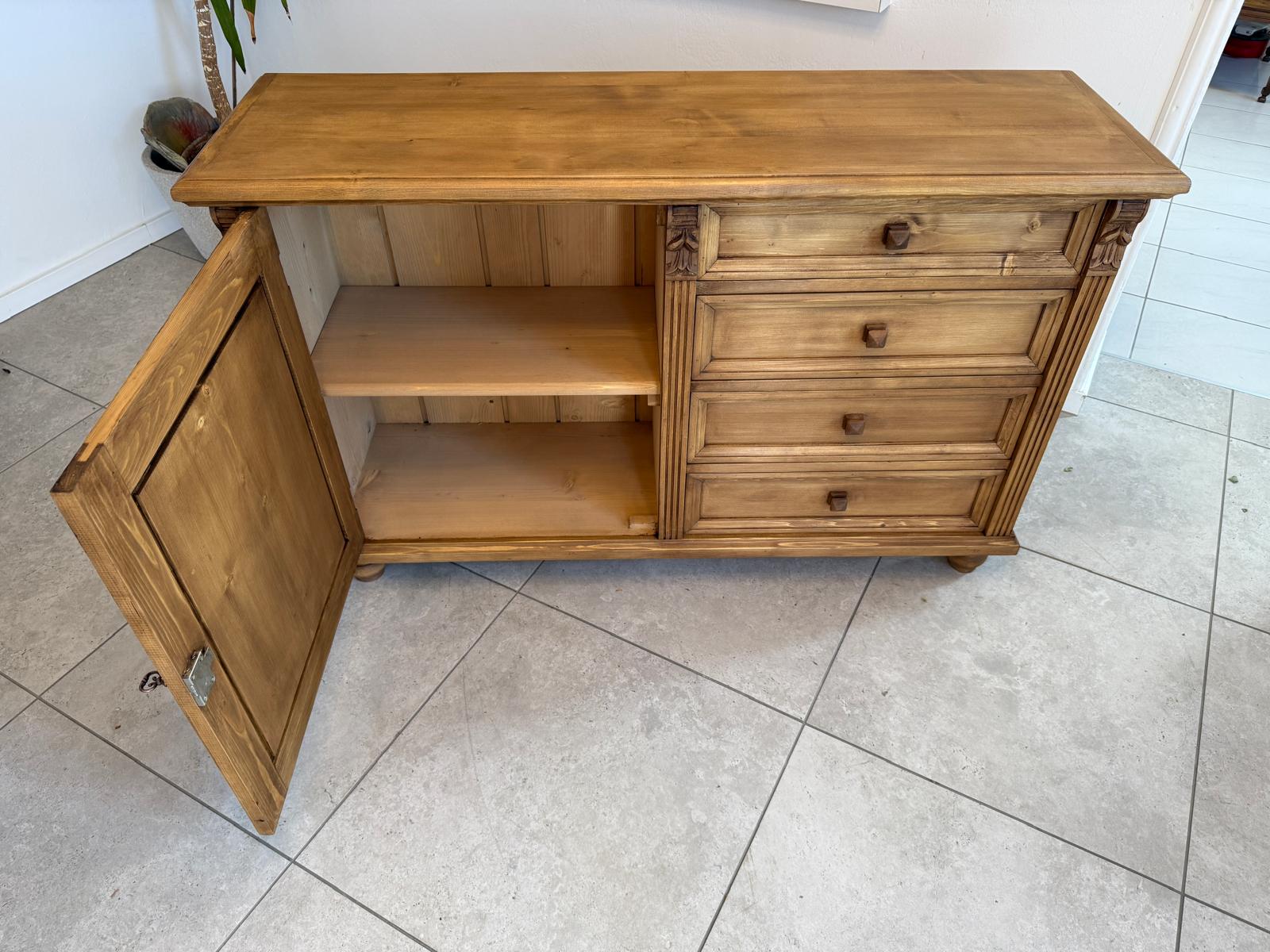 Massivholzkommode Ladenkommode Bauernmöbel Bauernmöbel Bauernschrank G2164