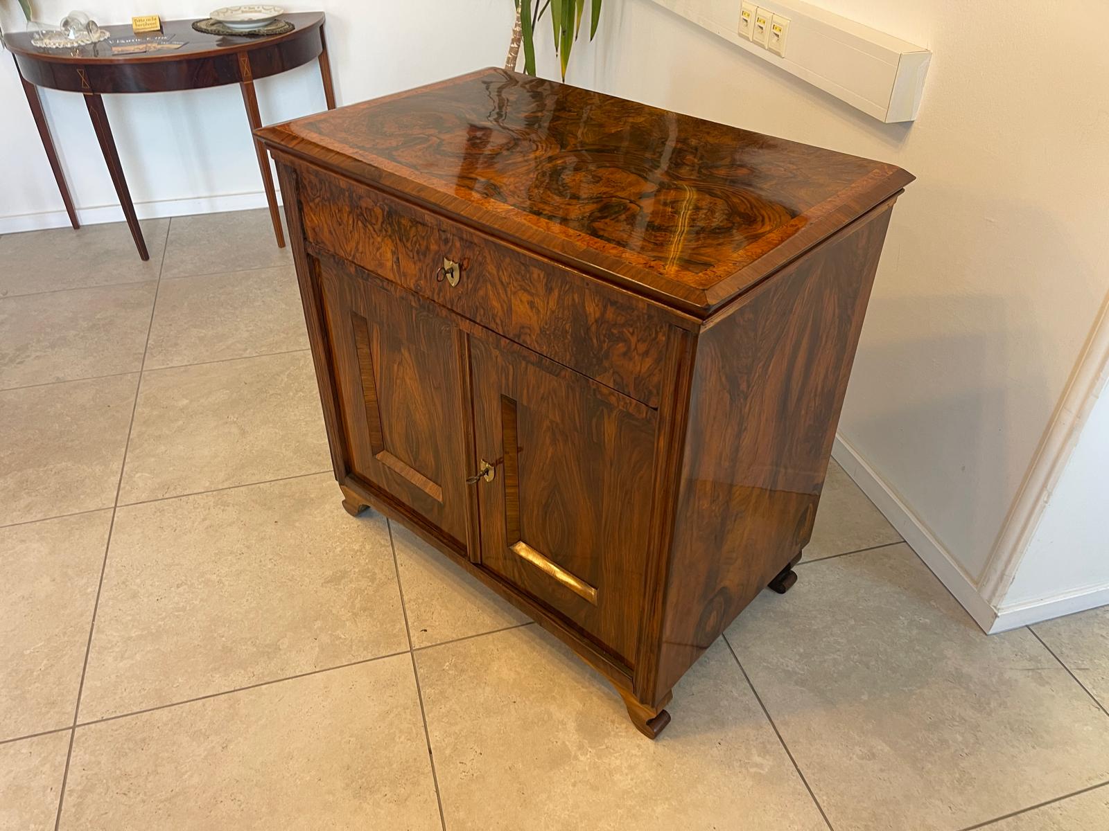 Altrestauriertes Biedermeier Trumeau Anrichte Kommode Antiquität A5146