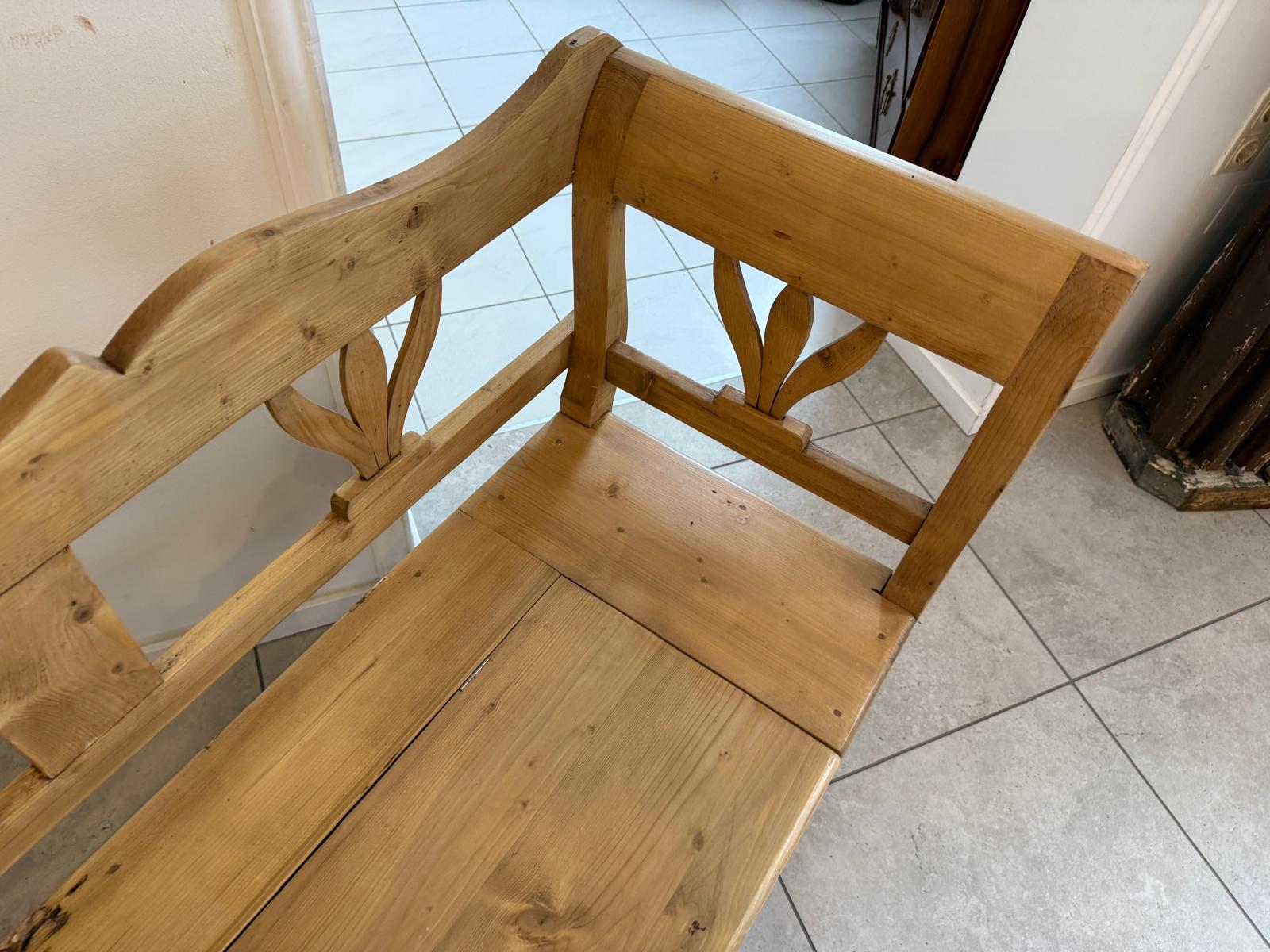 Antike Truhenbank Küchenbank Bauernmöbel Bauernmöbel D2314