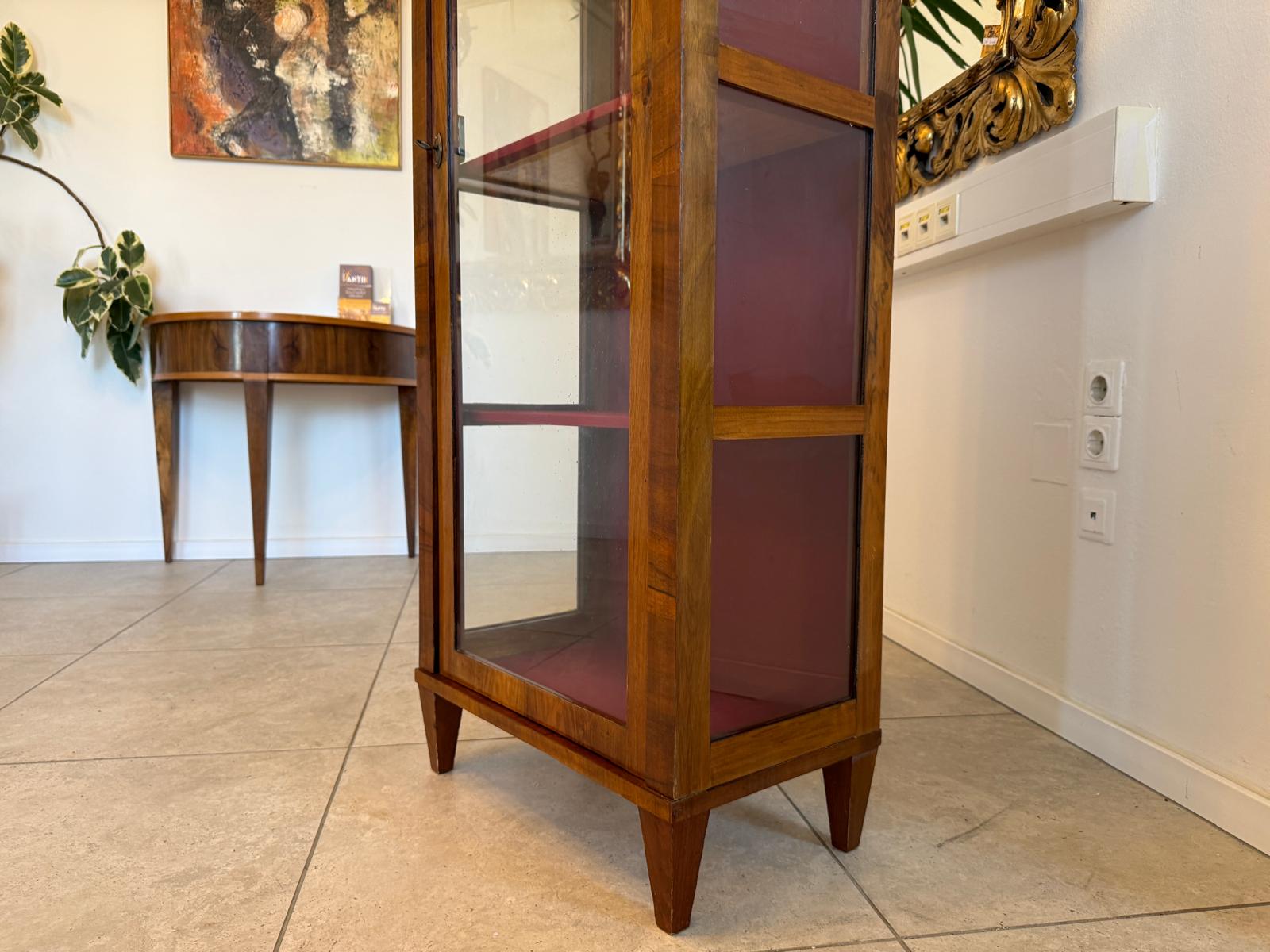 Stilvitrine Biedermeier Glasschrank Bücherschrank Antik G2403