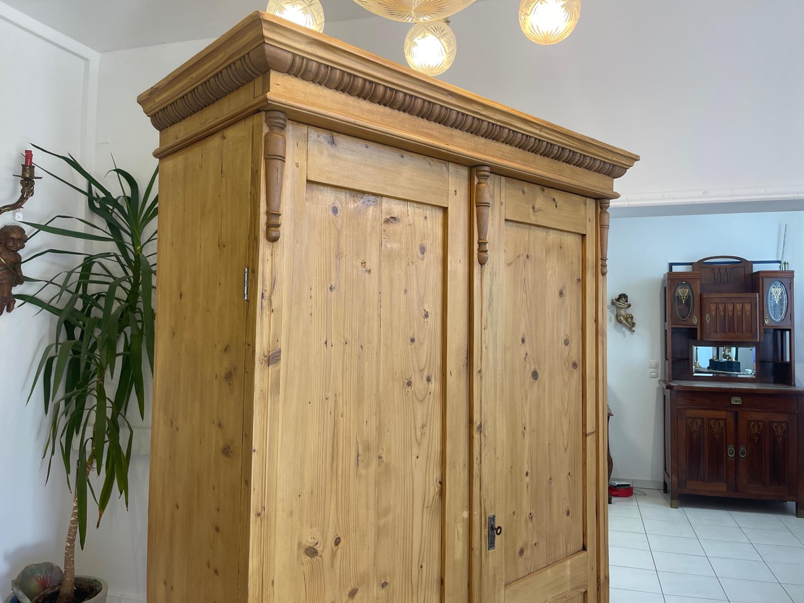 Gründerzeit Bauernschrank Bauernkasten Hallenschrank G1277