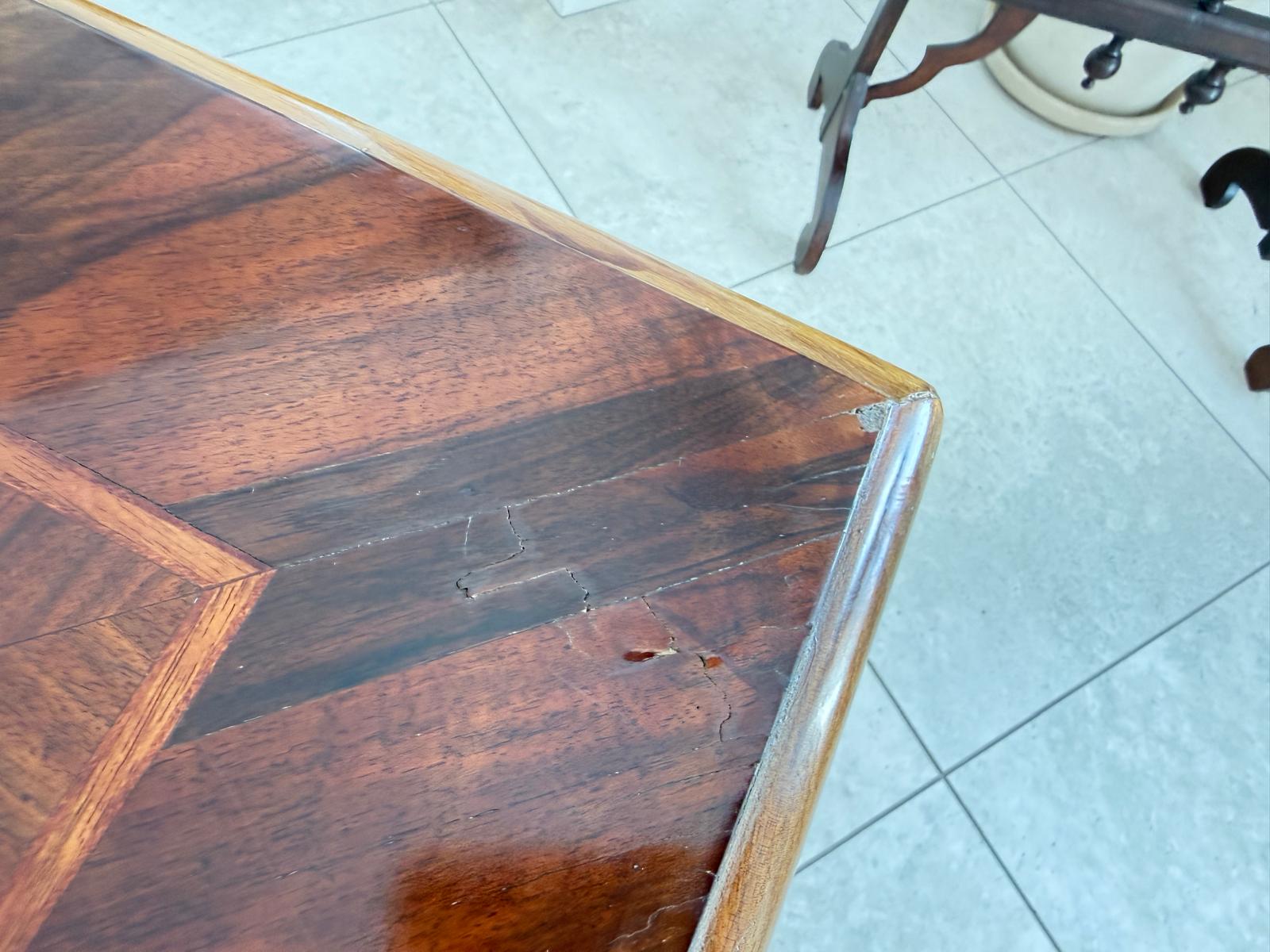 Barock Tisch Esstisch Antik Refektoriumtisch Antiquität Neo Barock D2867