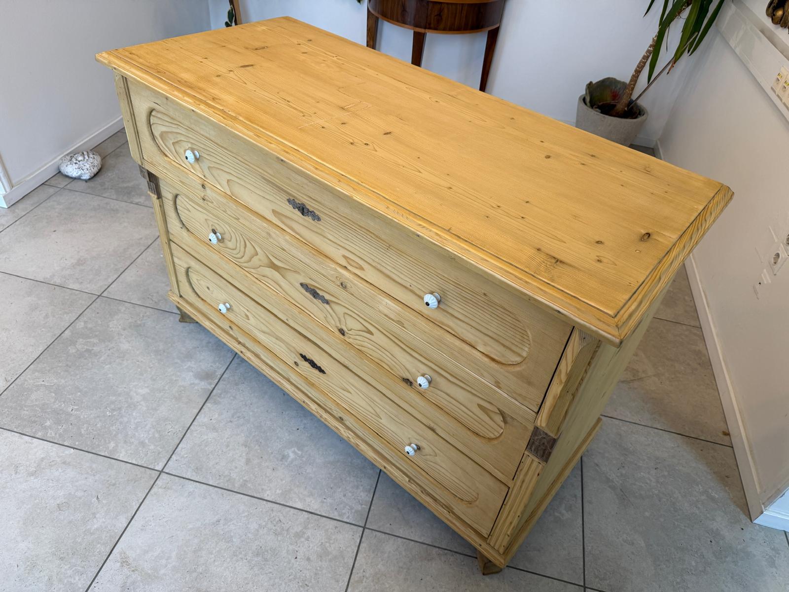 SALE Restaurierte Biedermeier Kommode Ladenkommode Weichholz D1079