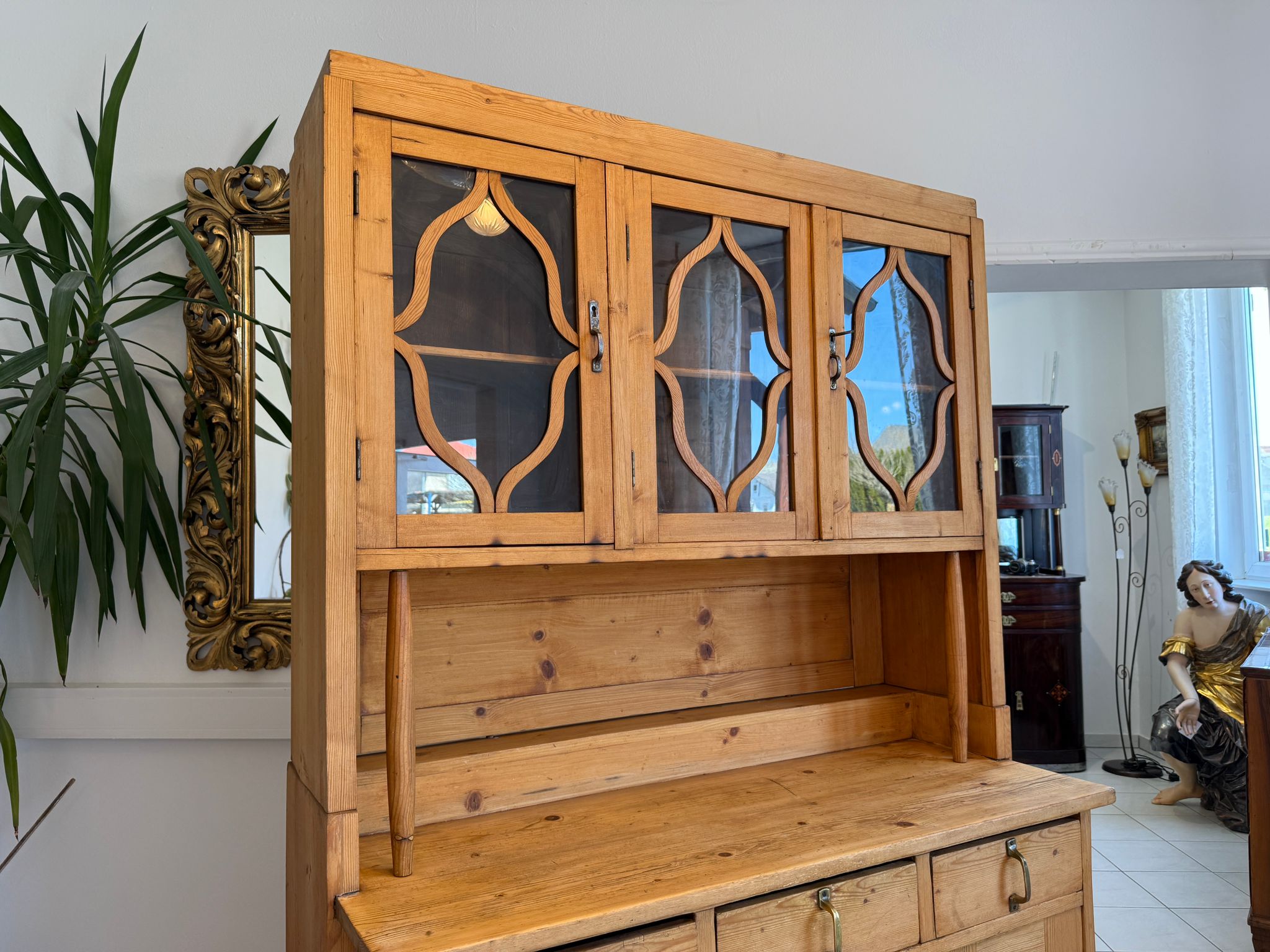 Jugendstil Küchenbuffet Küchenschrank Küchenkredenz Original D2330