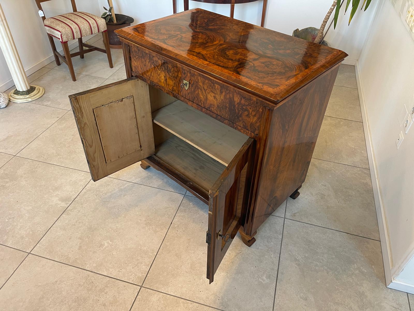 Altrestauriertes Biedermeier Trumeau Anrichte Kommode Antiquität A5146